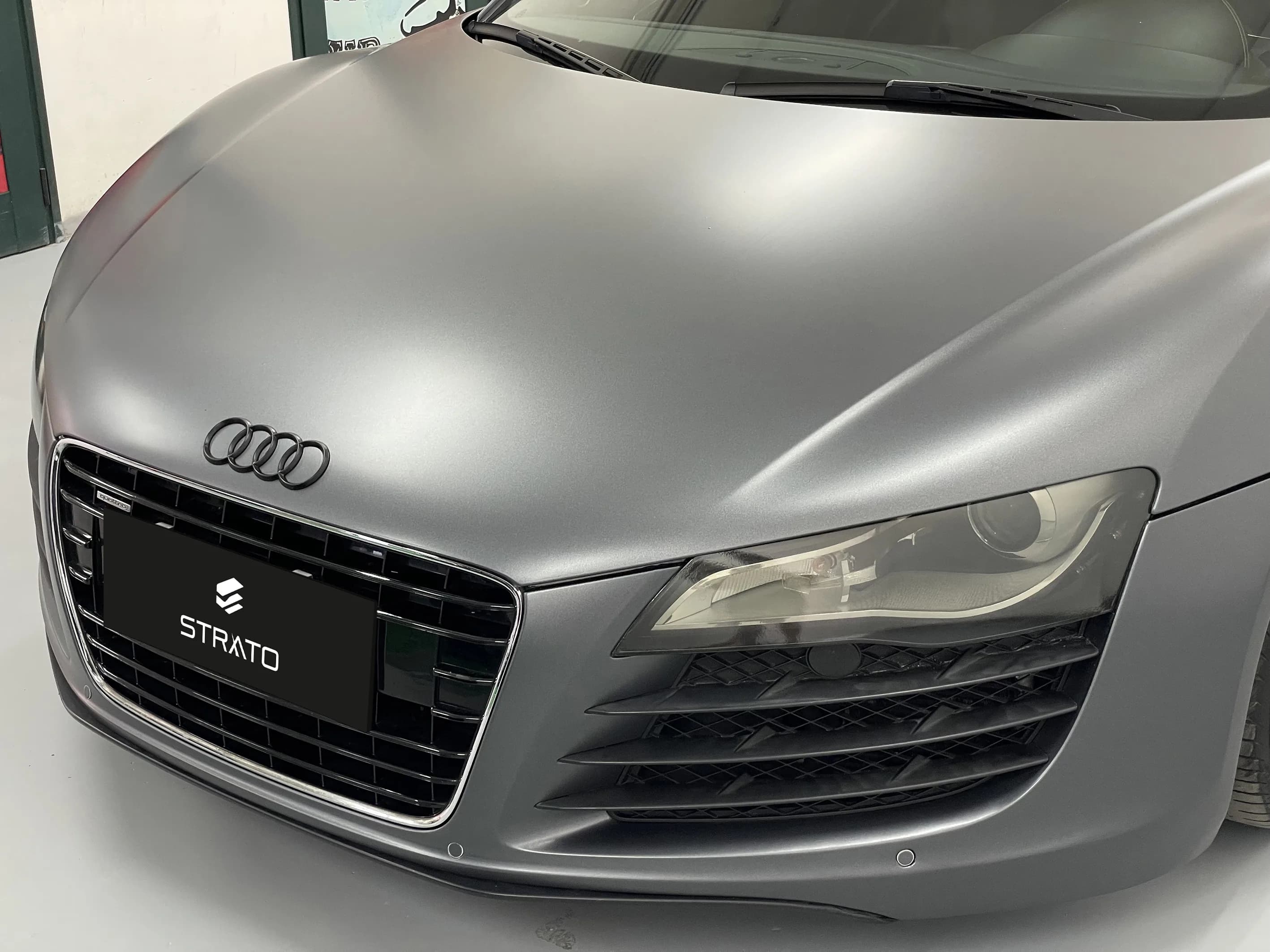 Audi R8 | Wrapping Matte Dark Charcoal