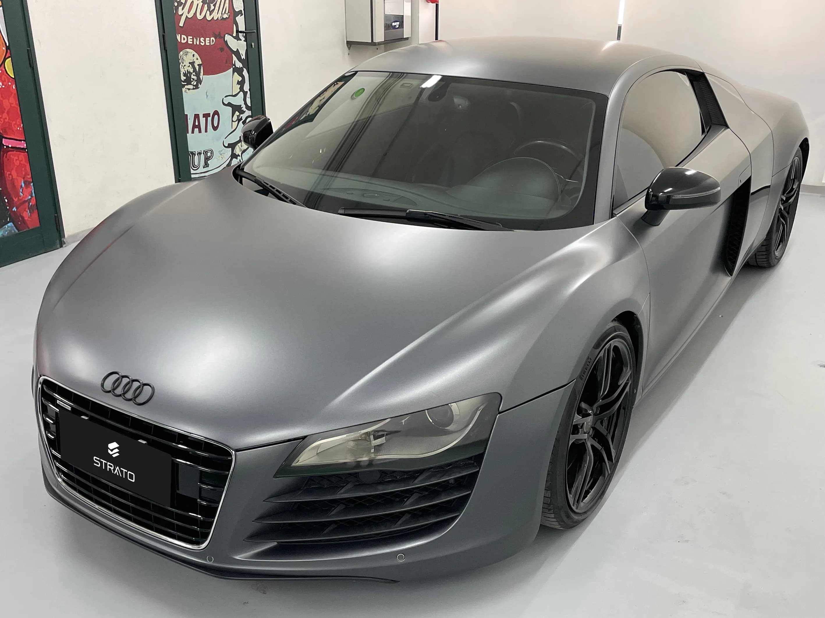 Audi R8 | Wrapping Matte Dark Charcoal