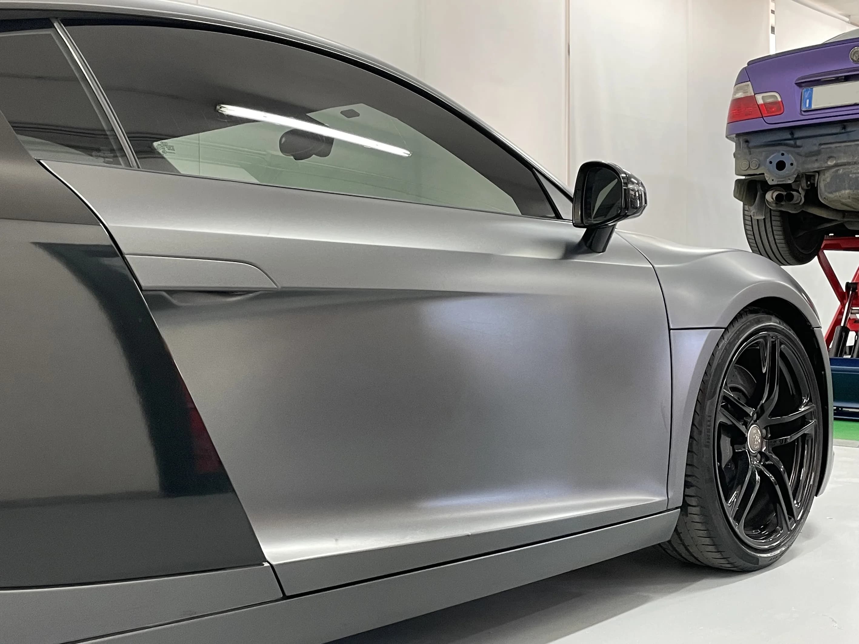 Audi R8 | Wrapping Matte Dark Charcoal