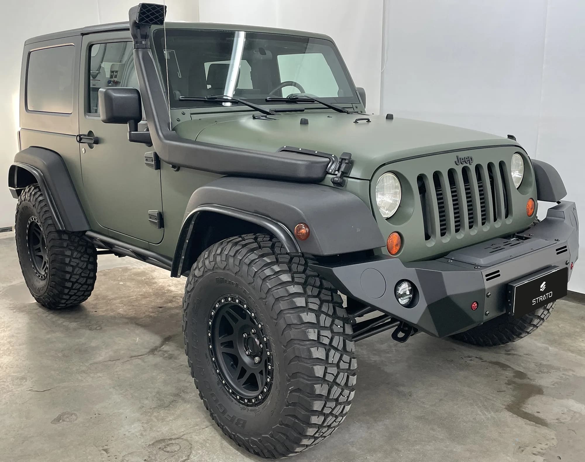 Jeep Wrangler Rubicon | Wrapping Military Green