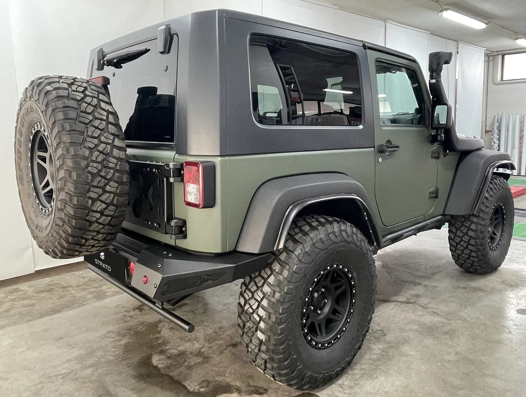 Jeep Wrangler Rubicon | Wrapping Military Green