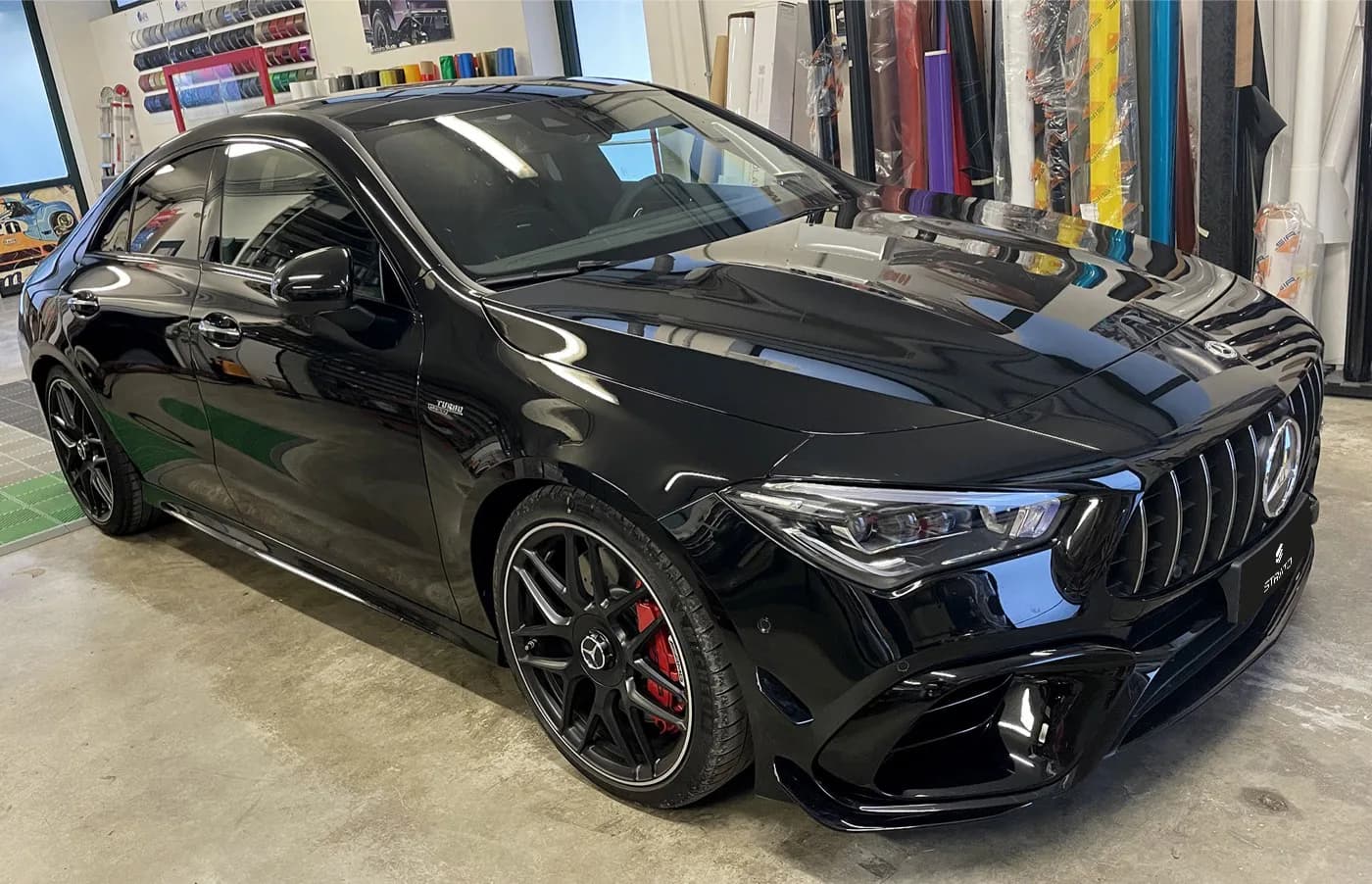 Mercedes CLA 45s AMG | Wrapping Super Gloss Purple