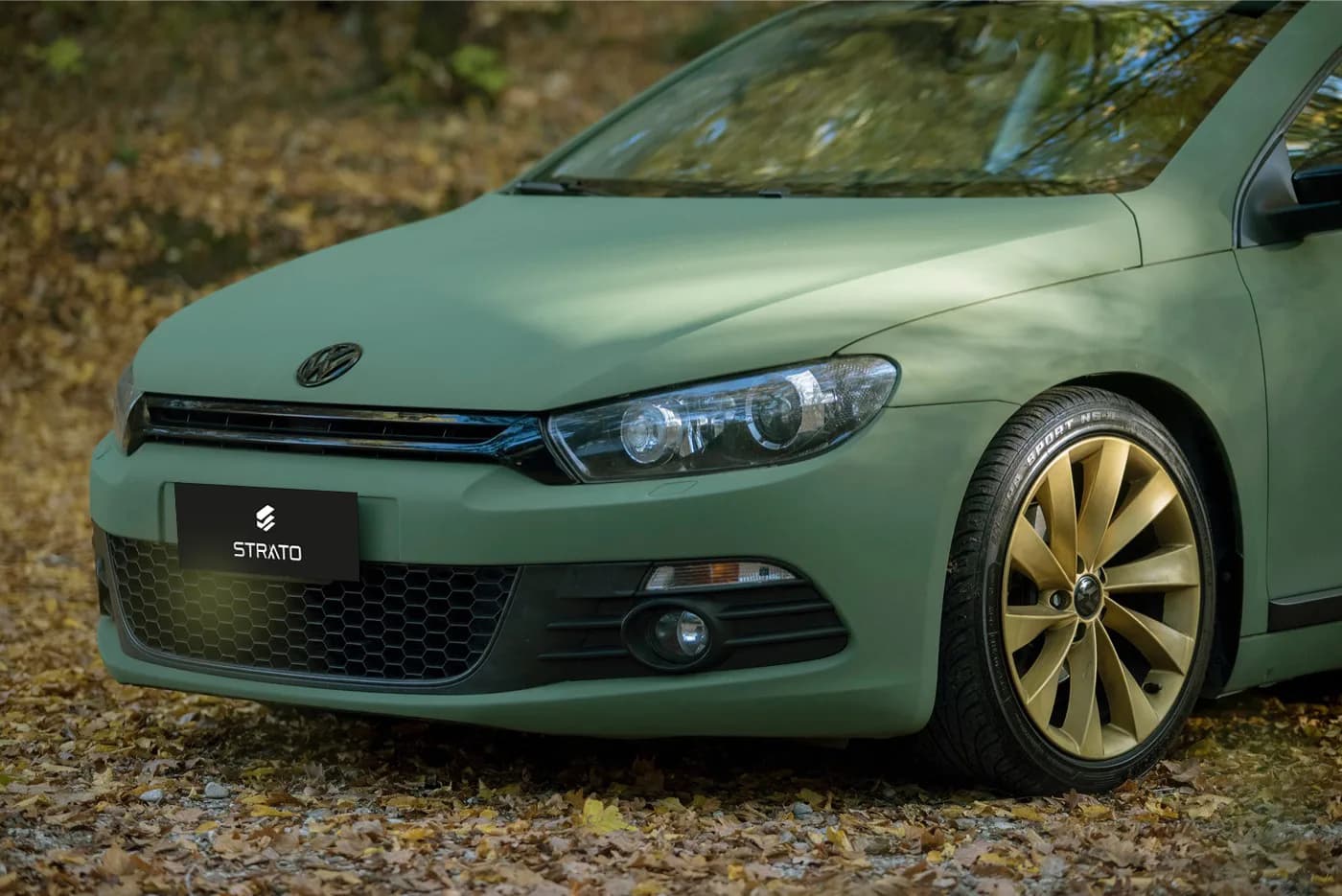 Volkswagen Scirocco | Wrapping Military Green