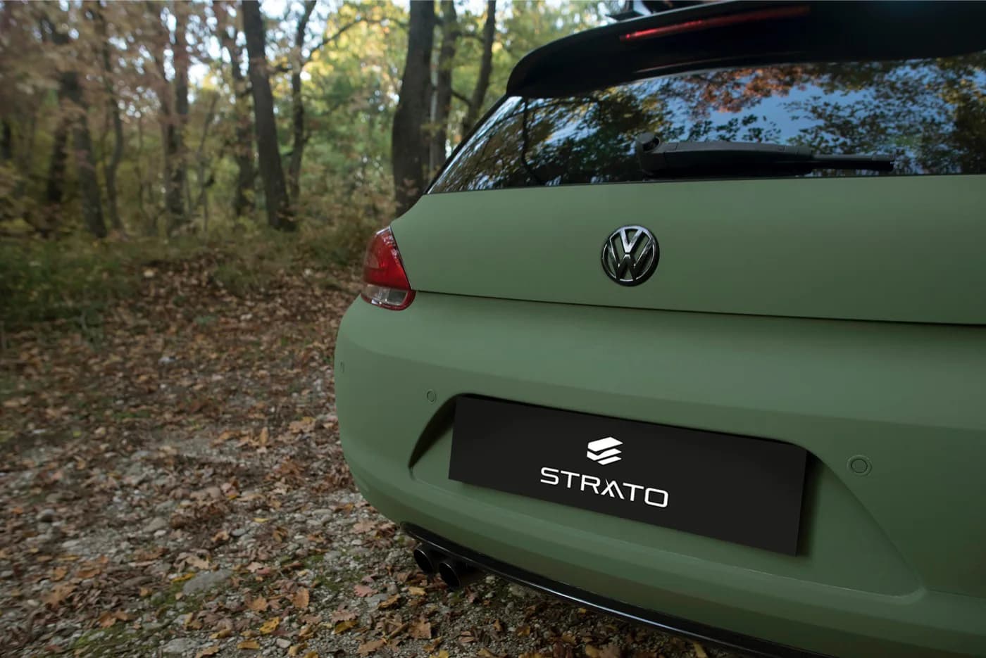 Volkswagen Scirocco | Wrapping Military Green