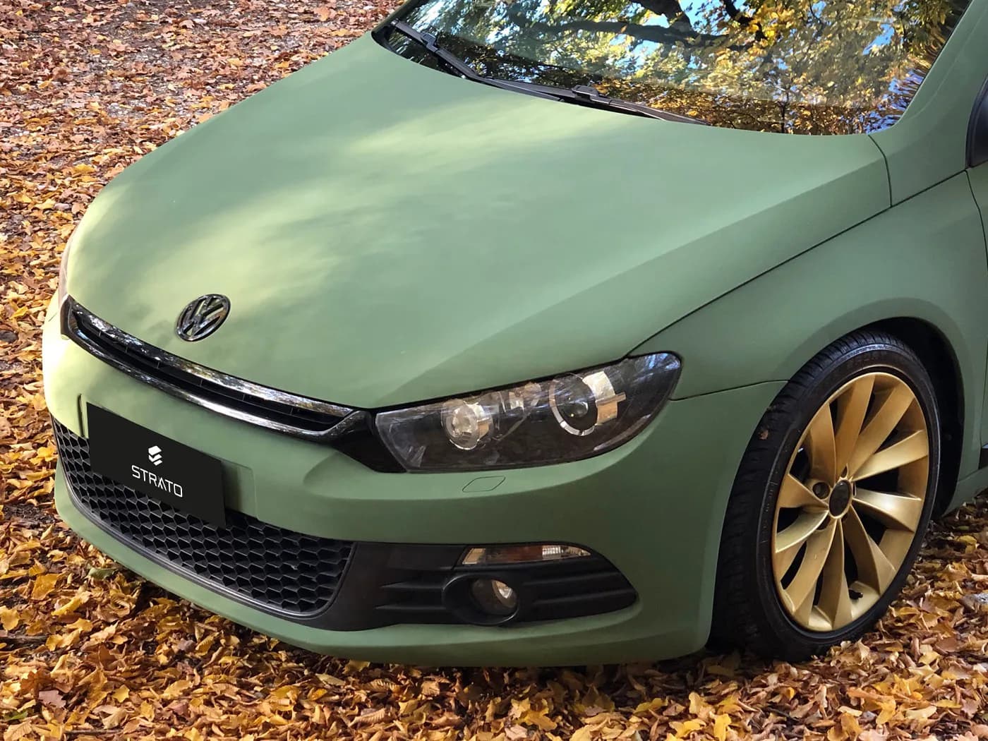 Volkswagen Scirocco | Wrapping Military Green