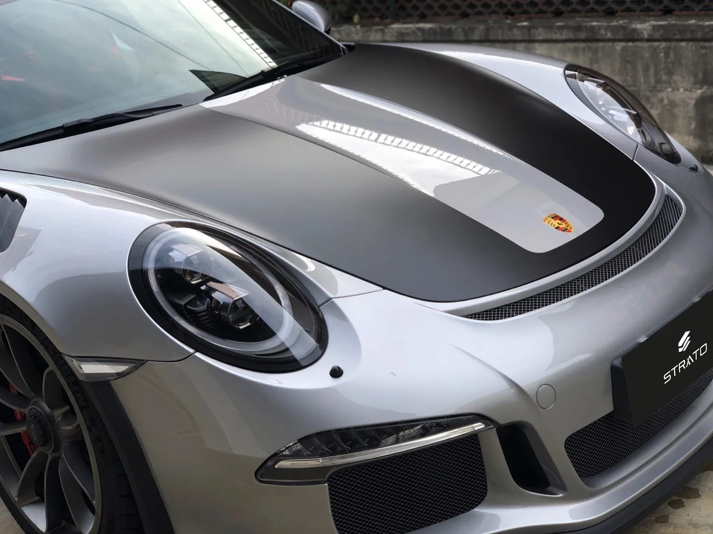 Porsche GT3 RS | Pellicola Auto 3M Nero Opaco