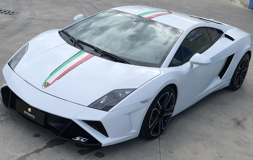 Lamborghini Gallardo 50th Anniversario - Wash Detailing e Decorazione Tricolore