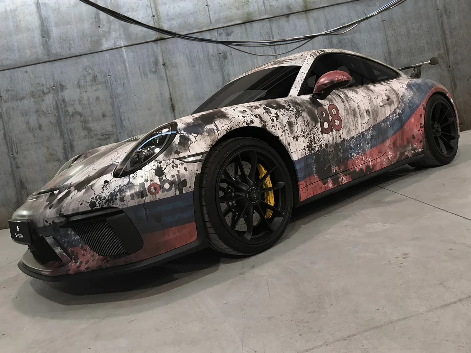 Porsche GT3 - Livrea Martini Racing Effetto Invecchiato