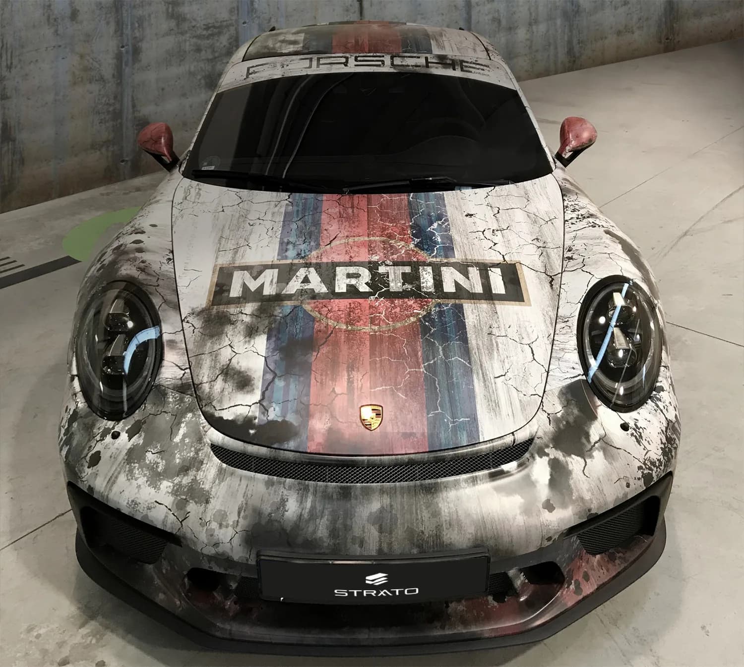 Porsche GT3 - Livrea Martini Racing Effetto Invecchiato