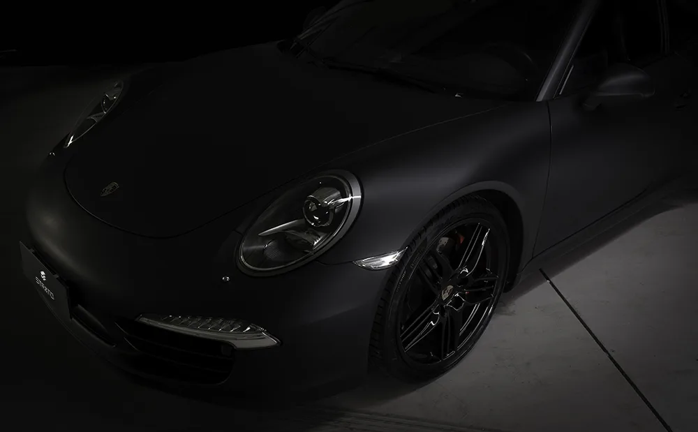 Porsche 911 Carrera S - Pellicola Auto 3M " Nero Opaco "