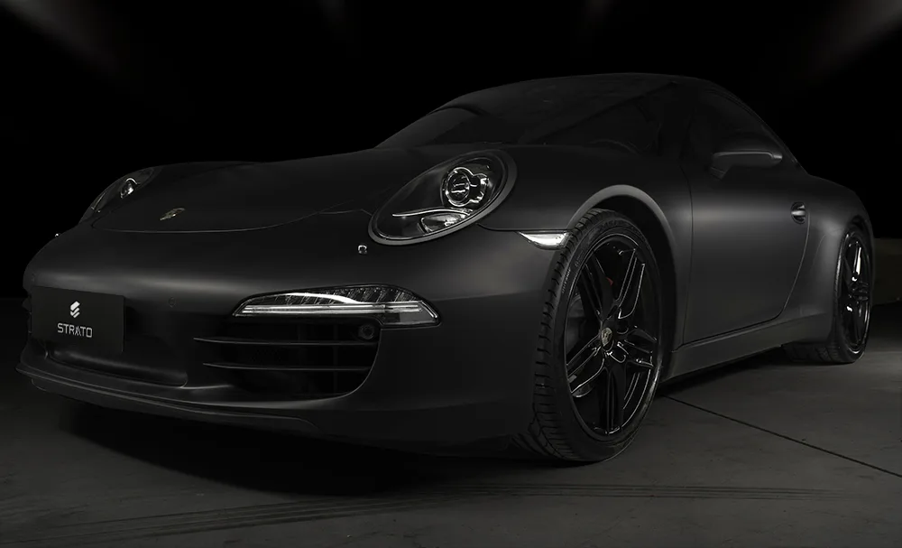Porsche 911 Carrera S - Pellicola Auto 3M " Nero Opaco "