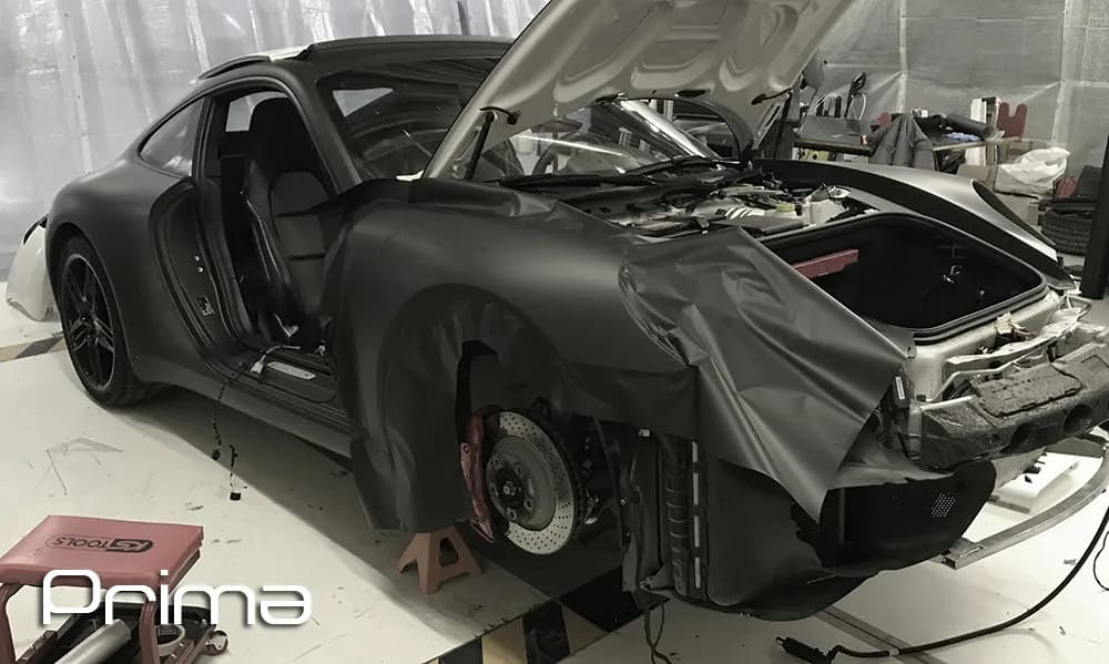 Porsche 911 Carrera S - Pellicola Auto 3M " Nero Opaco "