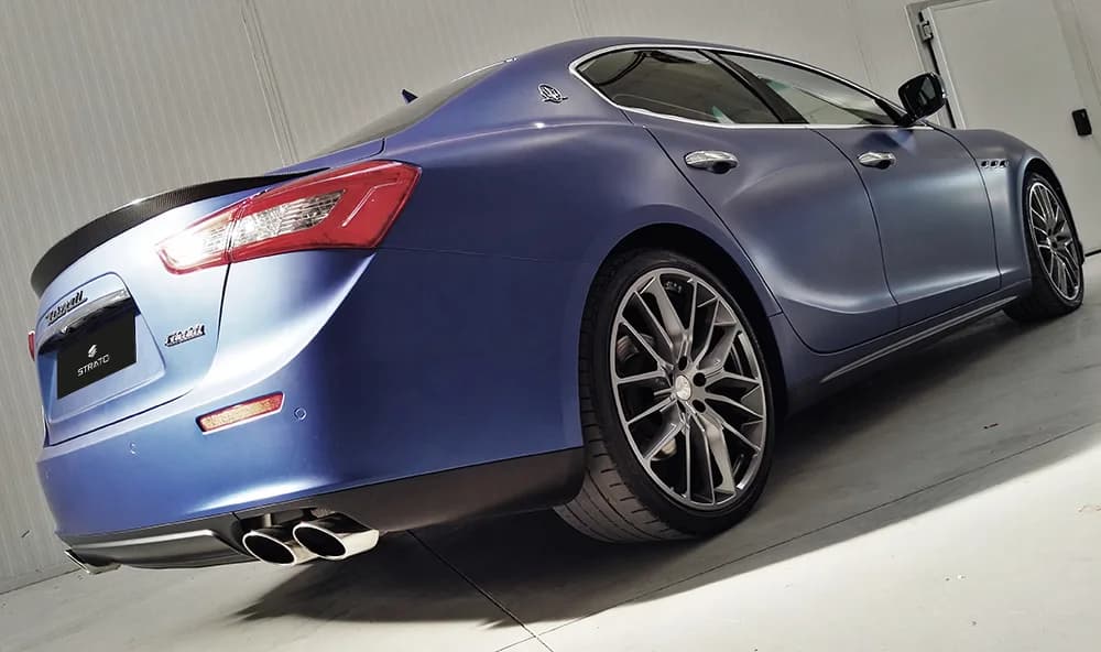 Maserati Ghibli - Wrapping Auto "Deep Ocean Blue"