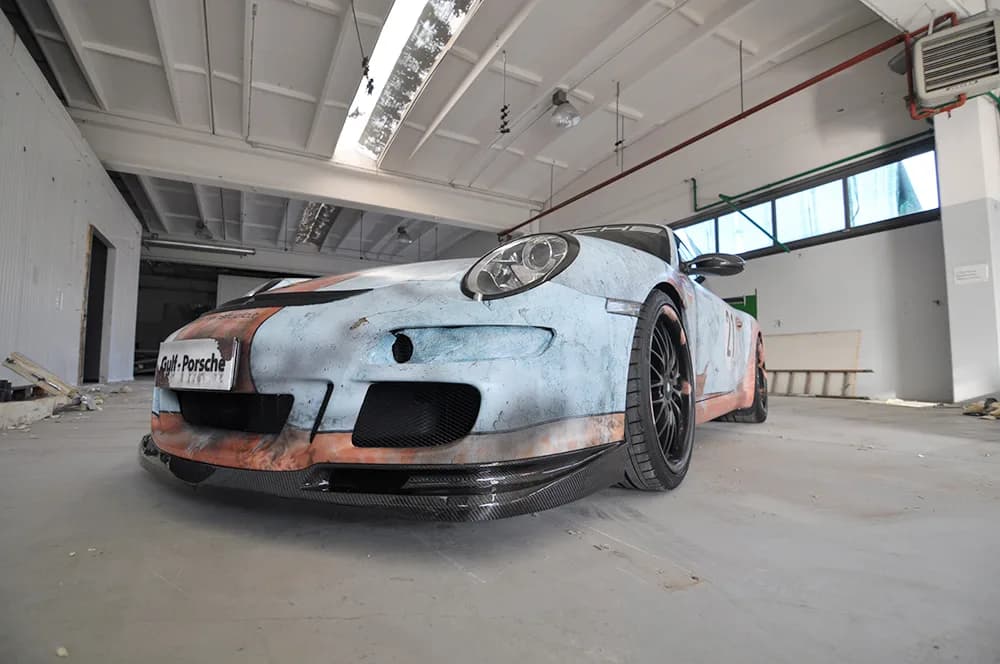 Porsche 997 - Livrea Gulf Effetto Invecchiato