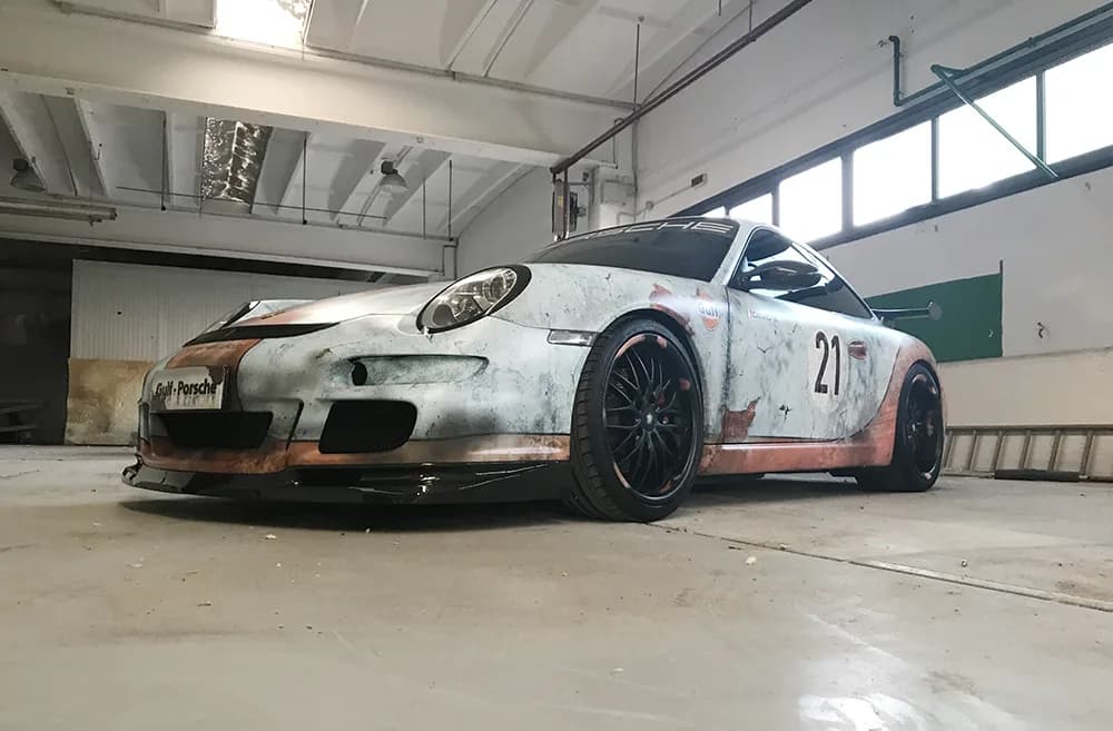 Porsche 997 - Livrea Gulf Effetto Invecchiato