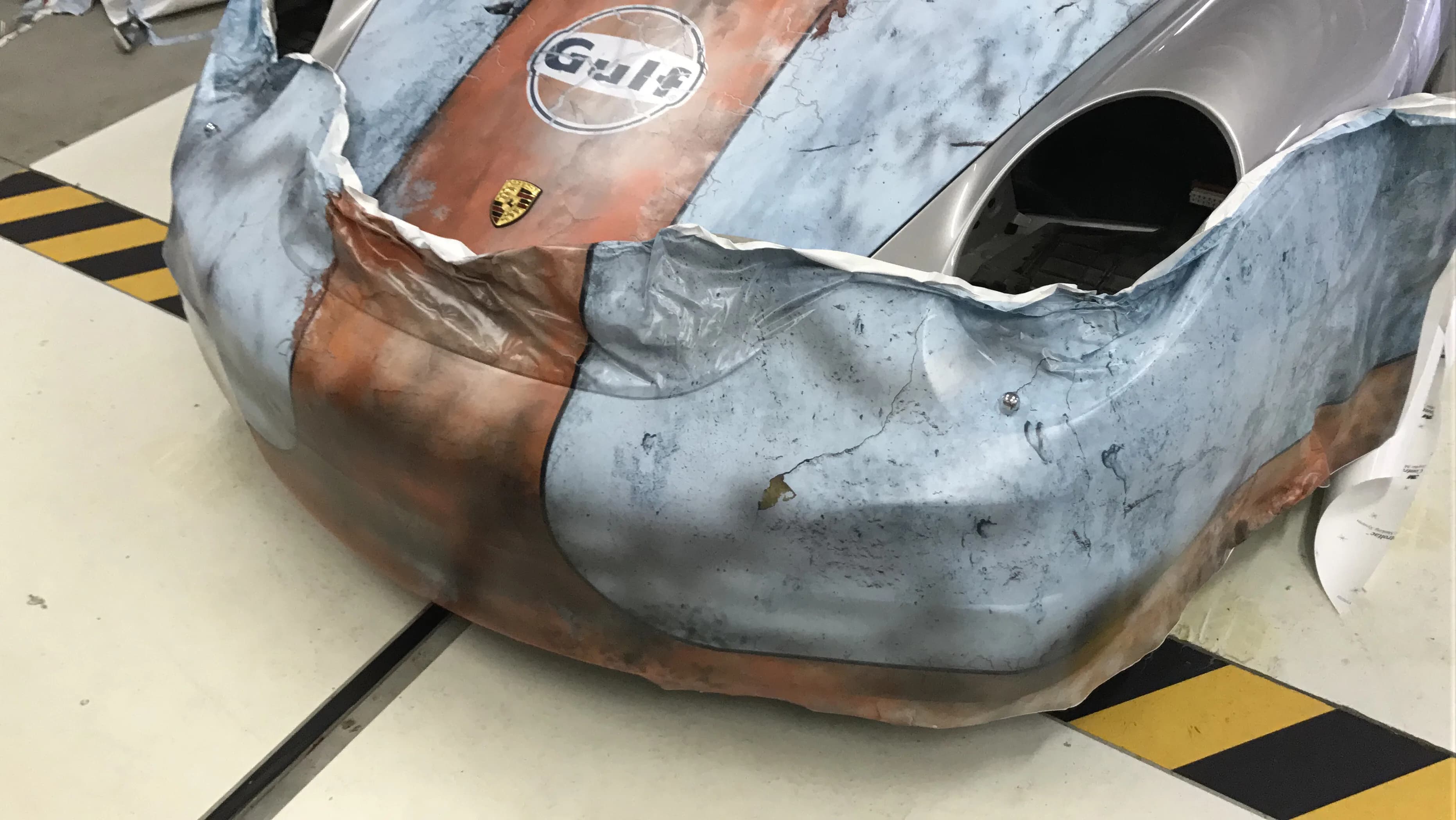 Porsche 997 - Livrea Gulf Effetto Invecchiato