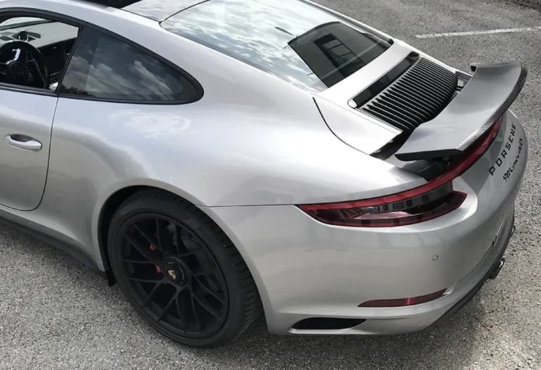 Porsche 911 Carrera 4 GTS - Wrapping Spioler + Paint Protection Film