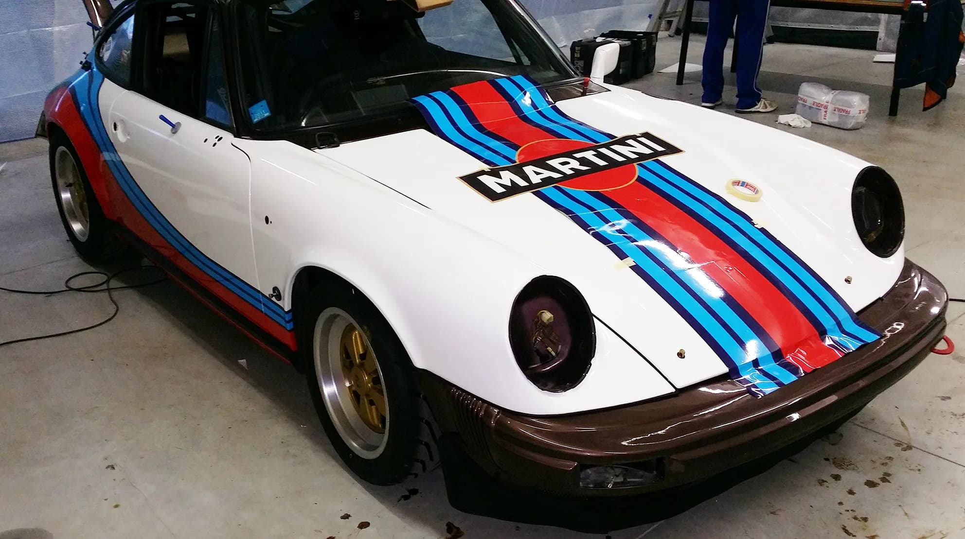 Porsche 911 SC - Car Wrapping replica Martini