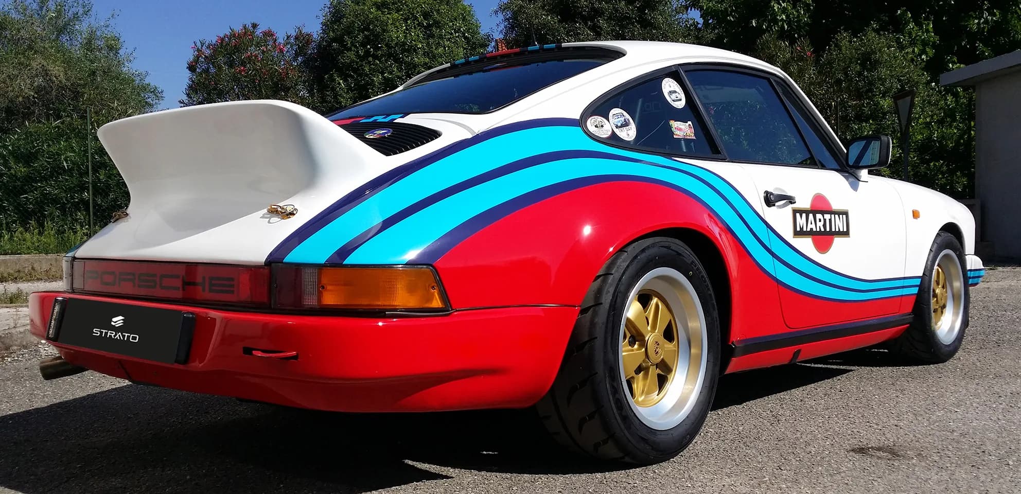 Porsche 911 SC - Car Wrapping replica Martini