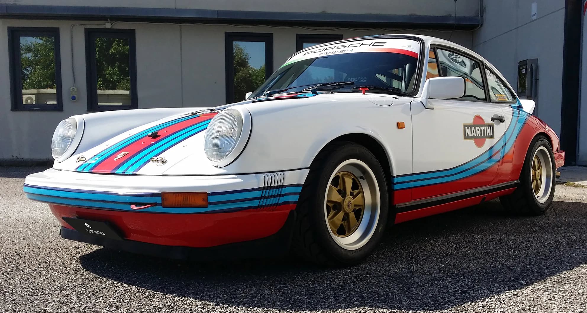 Porsche 911 SC - Car Wrapping replica Martini