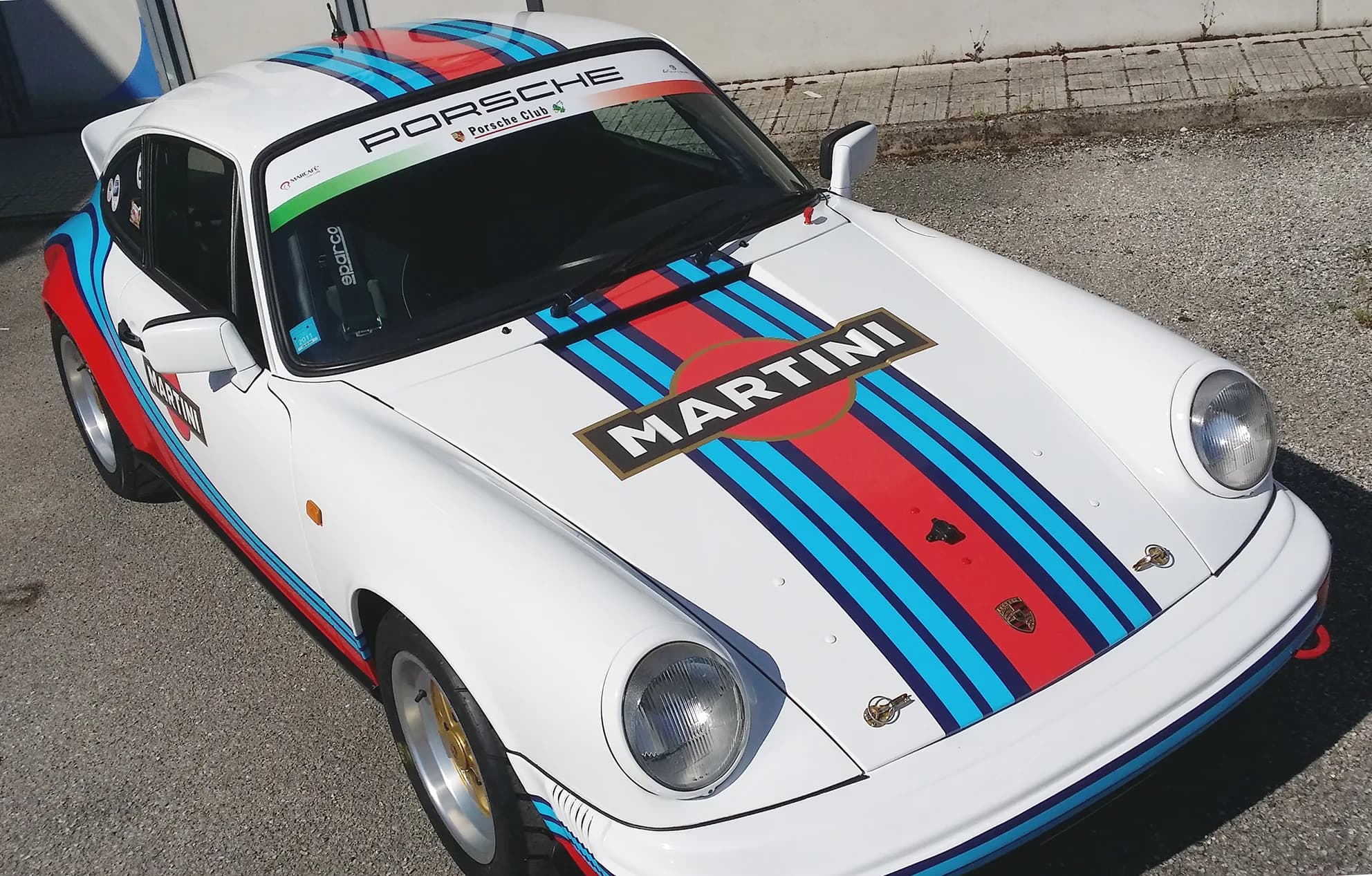 Porsche 911 SC - Car Wrapping replica Martini