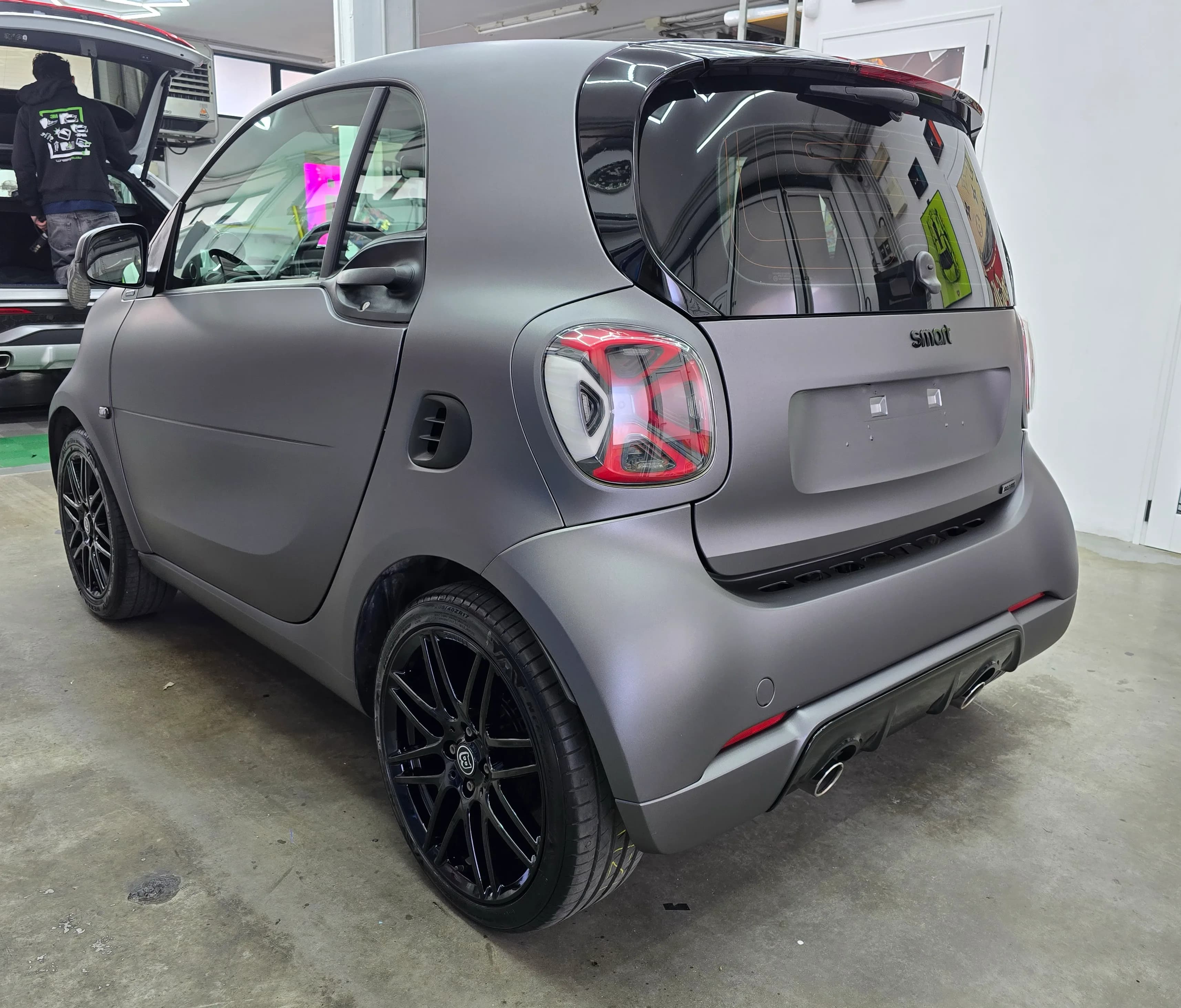 Smart Brabus 451 - Car Wrapping Matte Dark Grey