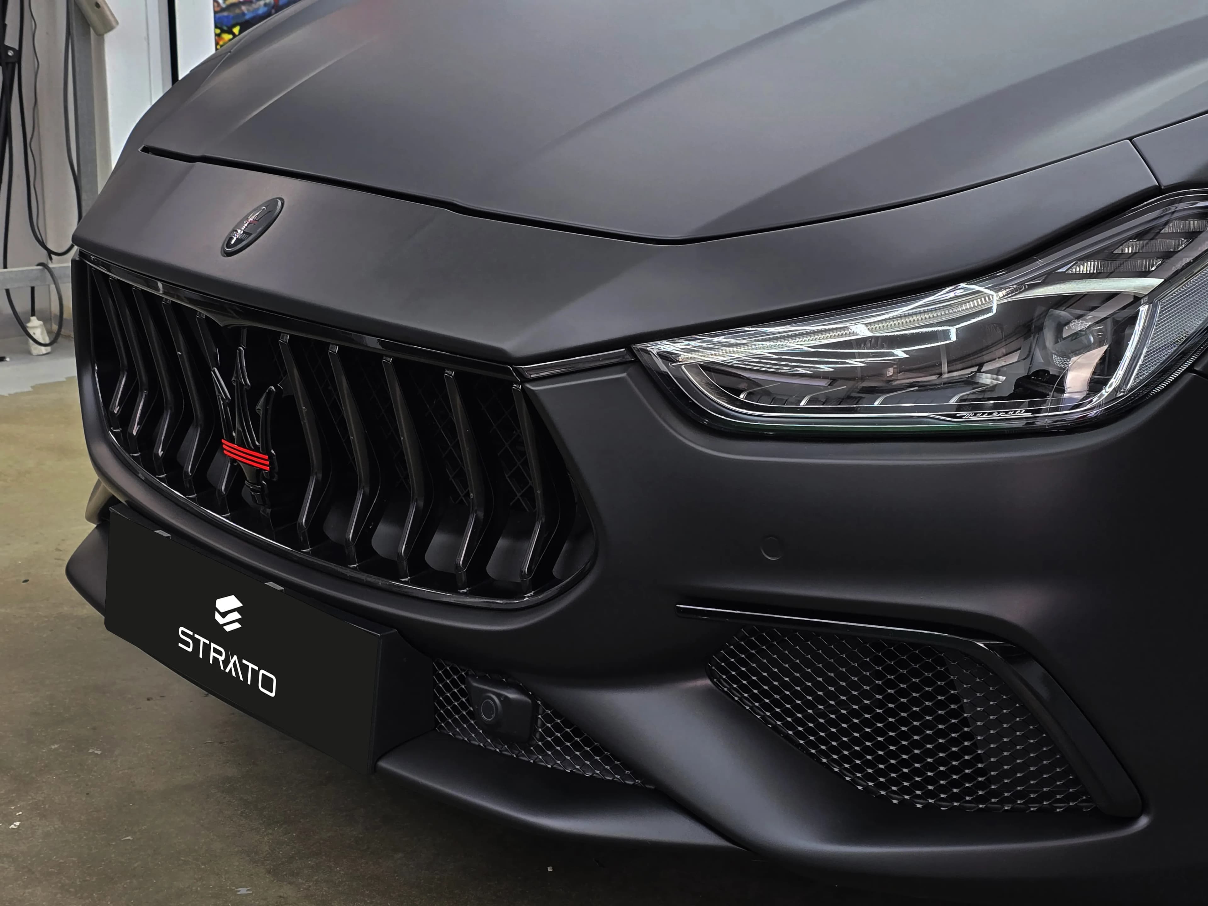 Maserati Ghibli Gransport | Car Wrapping Matte Deep Black