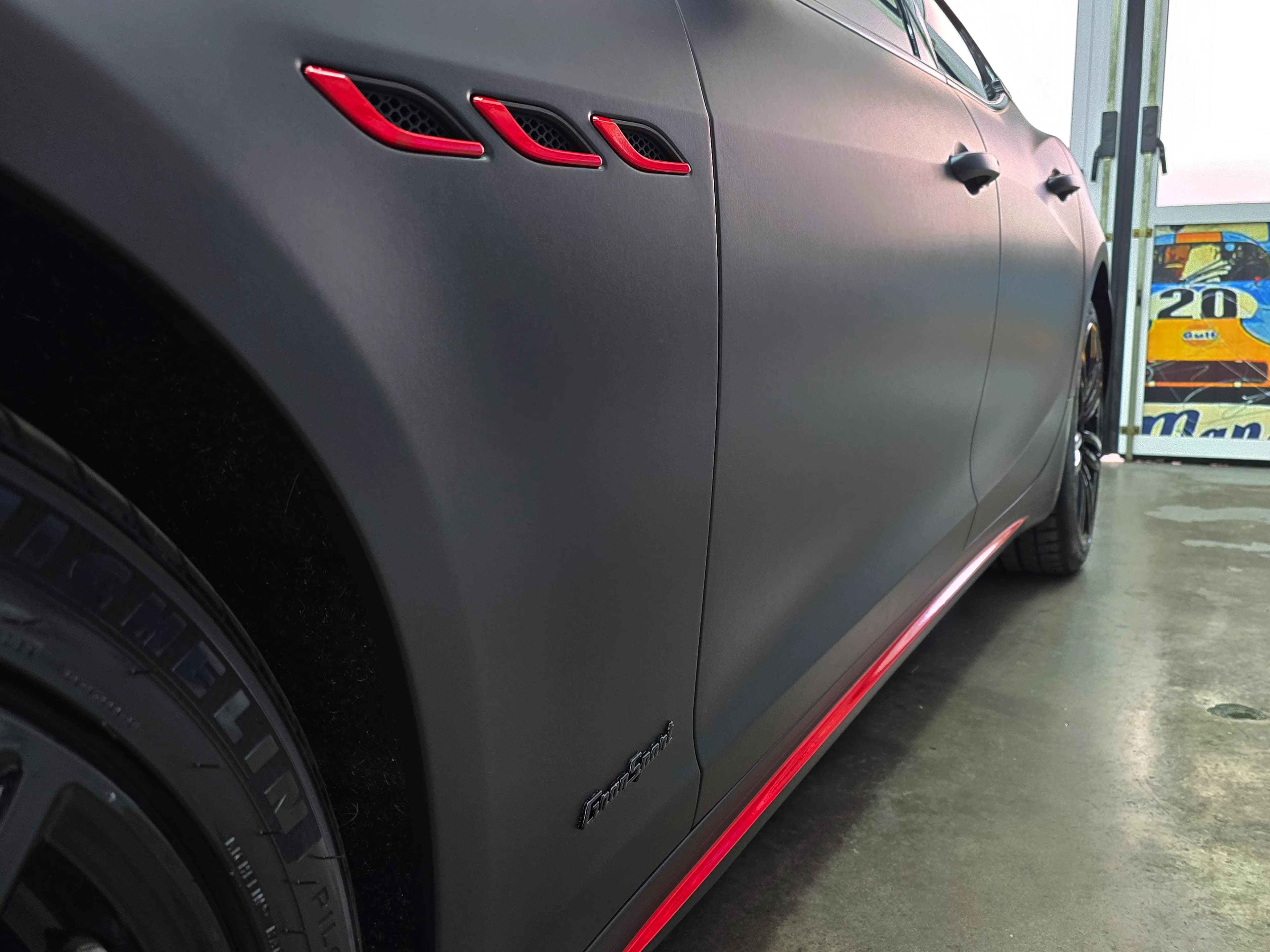 Maserati Ghibli Gransport | Car Wrapping Matte Deep Black