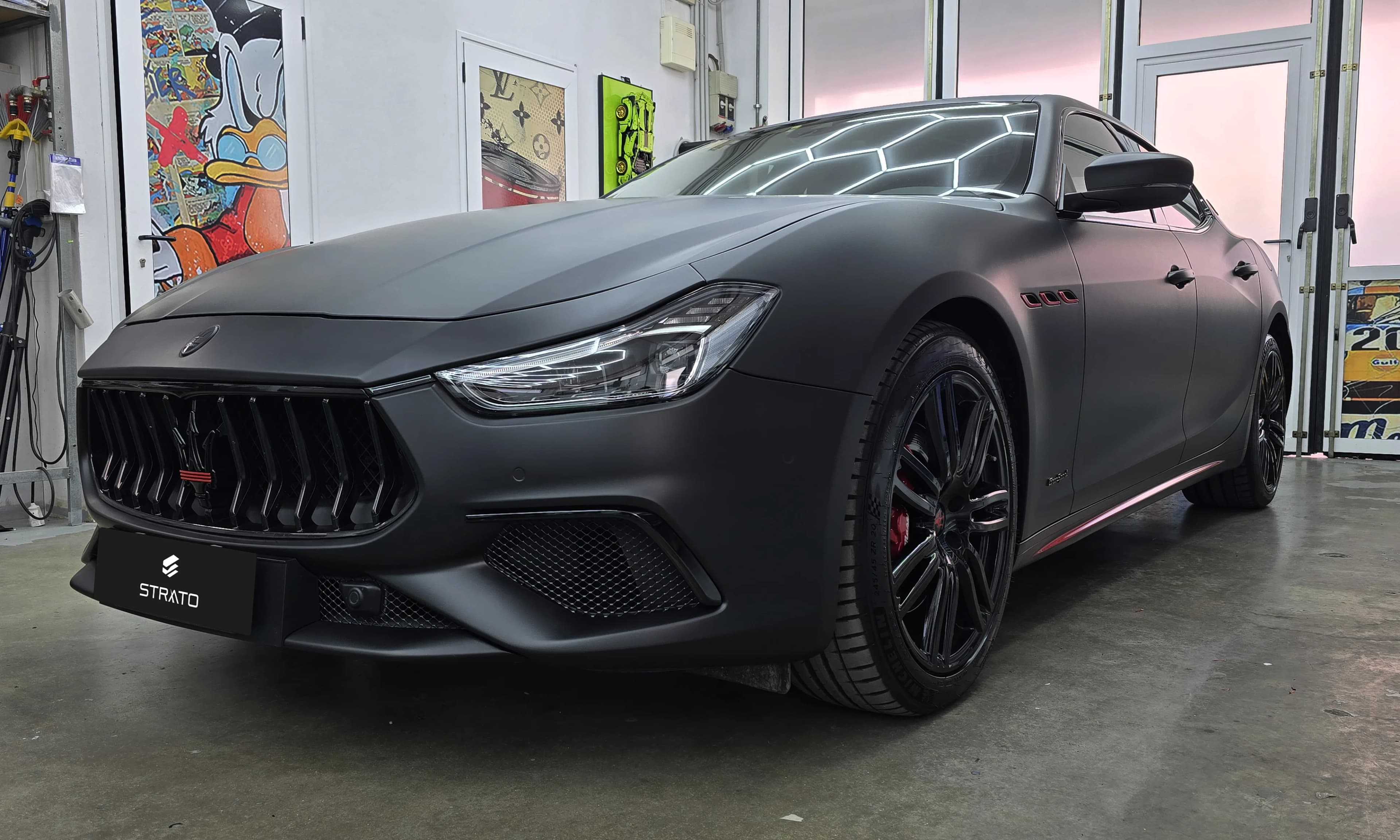 Maserati Ghibli Gransport | Car Wrapping Matte Deep Black