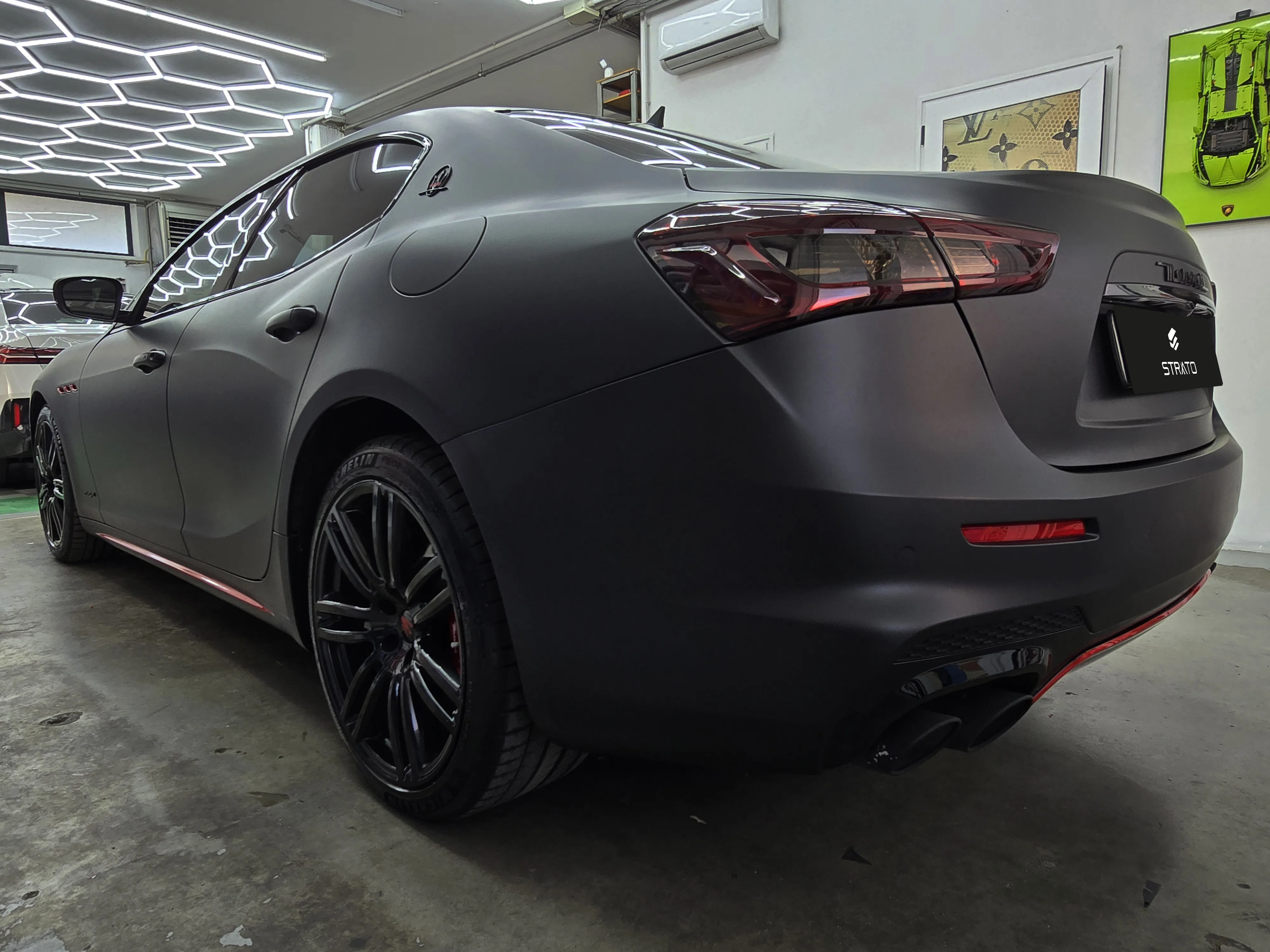 Maserati Ghibli Gransport | Car Wrapping Matte Deep Black