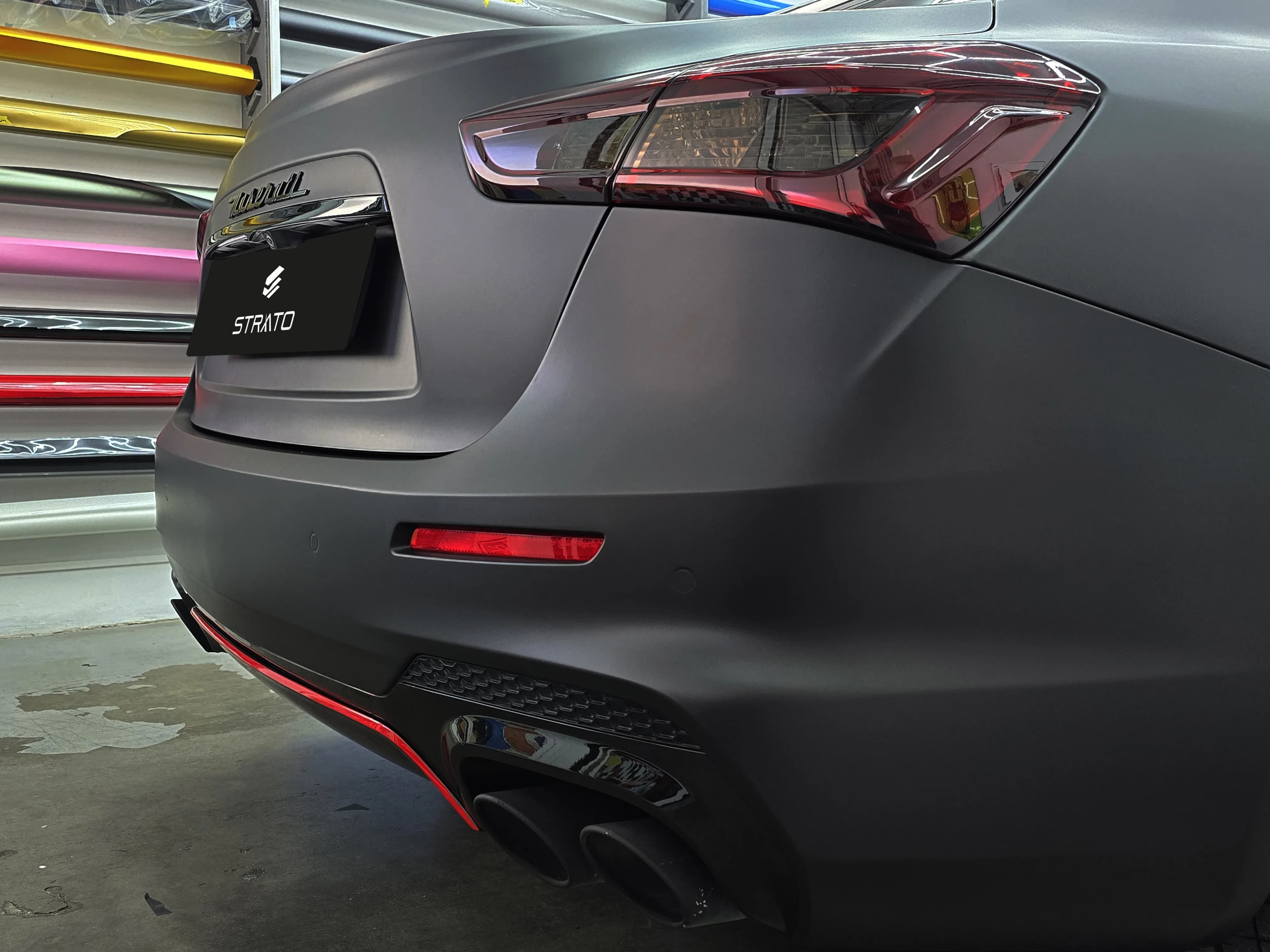 Maserati Ghibli Gransport | Car Wrapping Matte Deep Black