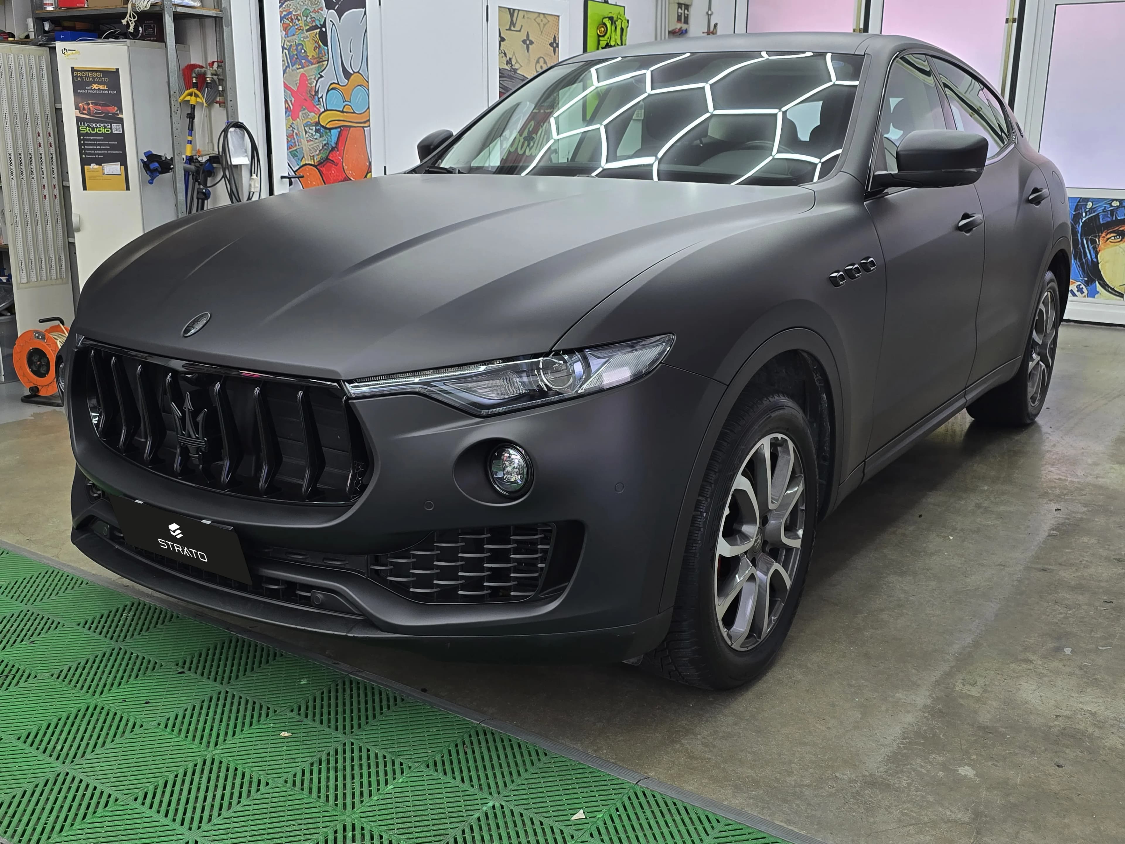 Maserati Levante | Car Wrapping Matte Deep Black