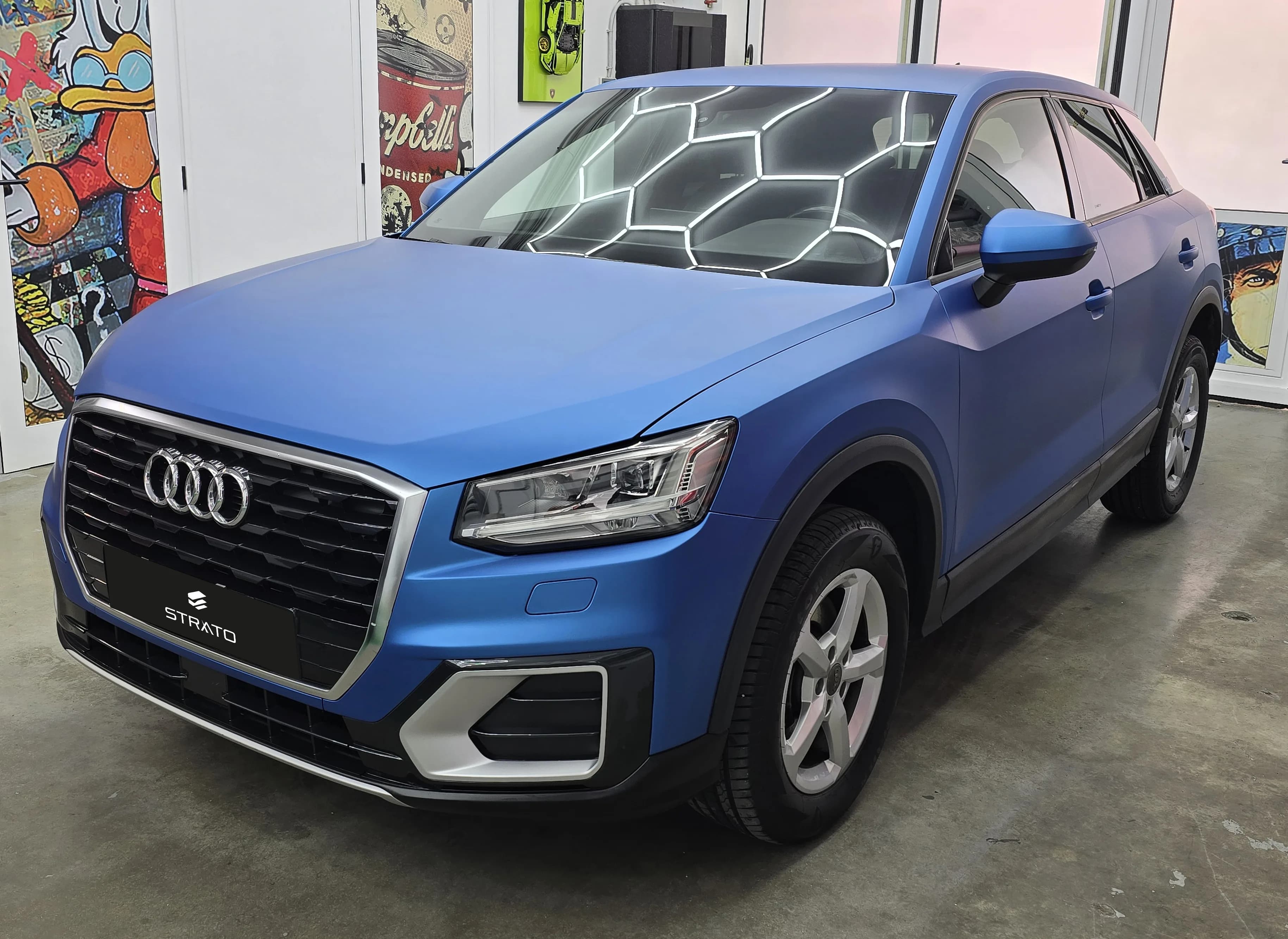 Audi Q2 | Wrapping Matte Blue Metallic