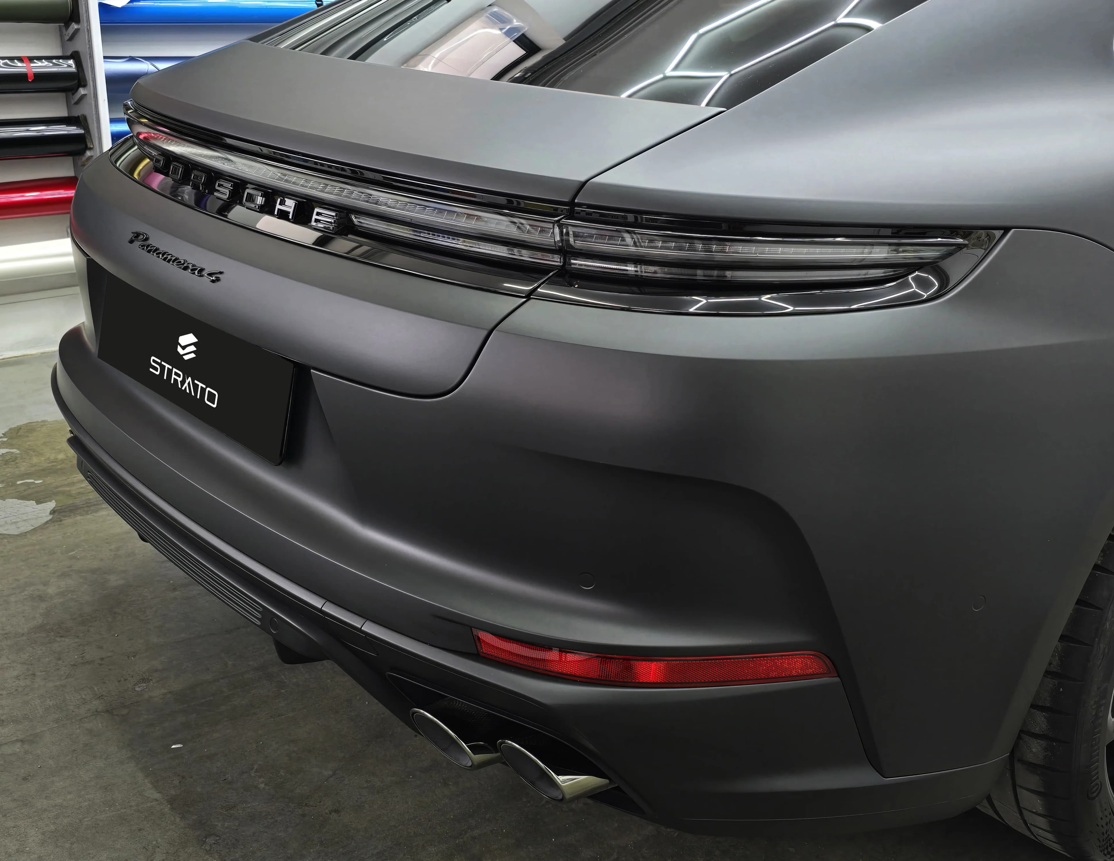 Porsche Panamera 4s | Wrapping Matte Deep Black