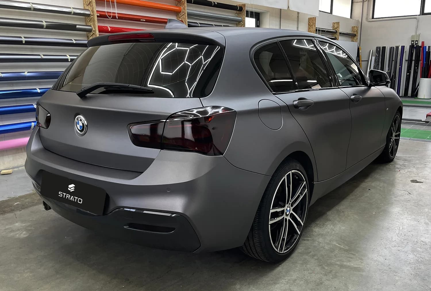 Bmw Serie 1 | Wrapping Matte Dark Gray
