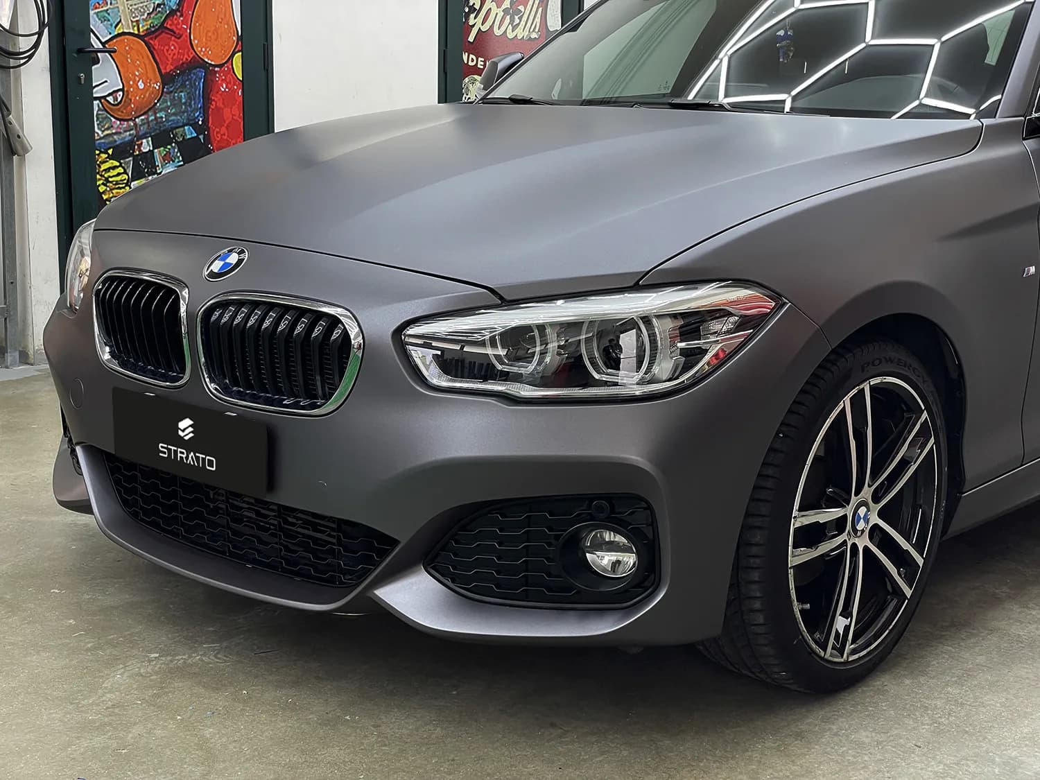 Bmw Serie 1 | Wrapping Matte Dark Gray