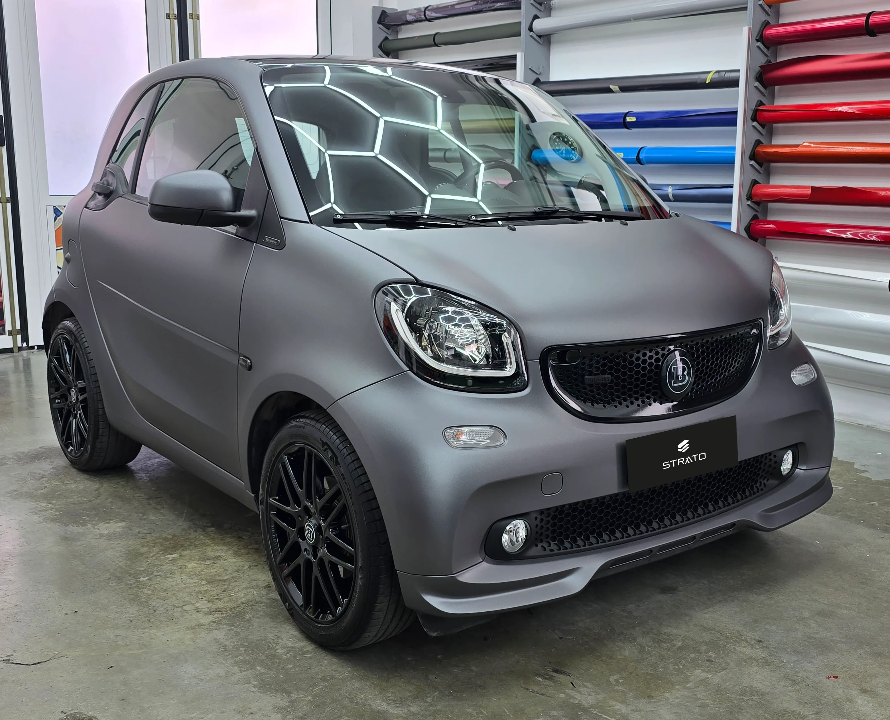 Smart Brabus  451 | Wrapping Matte Dark Grey