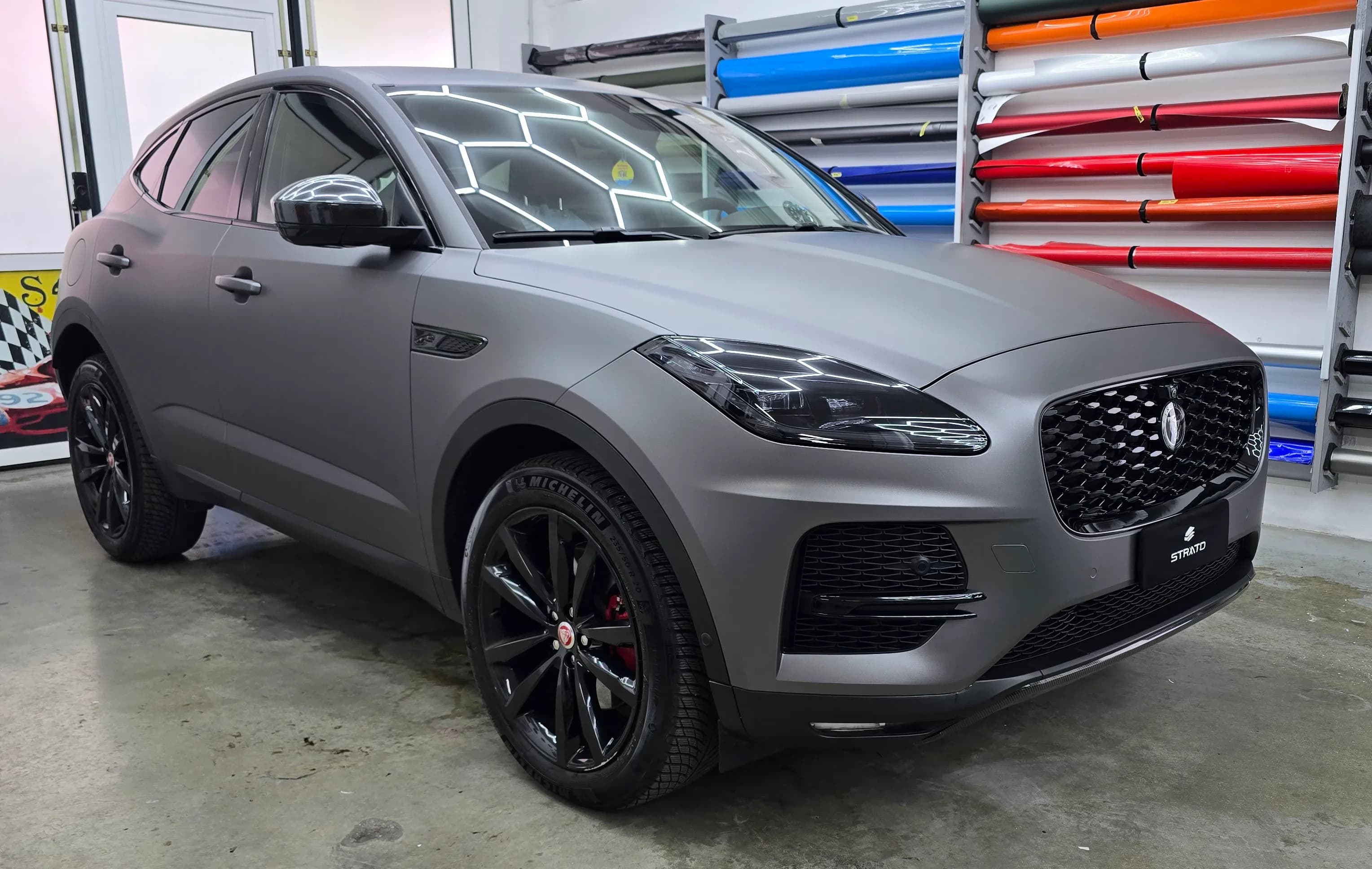 Jaguar E Pace | Car Wrapping Matte Dark Grey