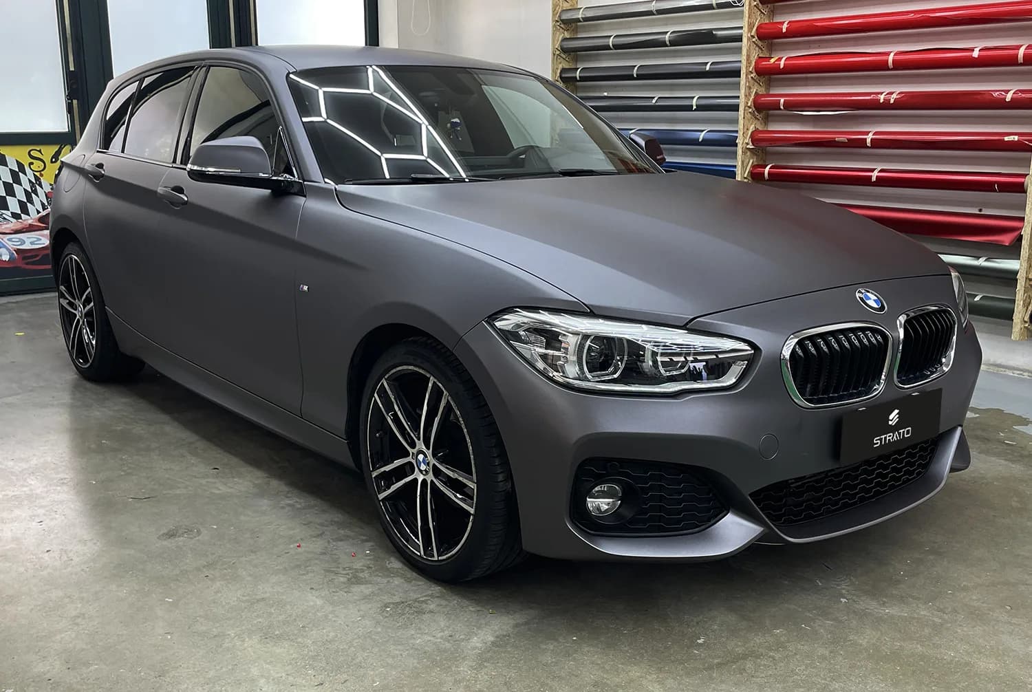 Bmw Serie 1 | Wrapping Matte Dark Gray