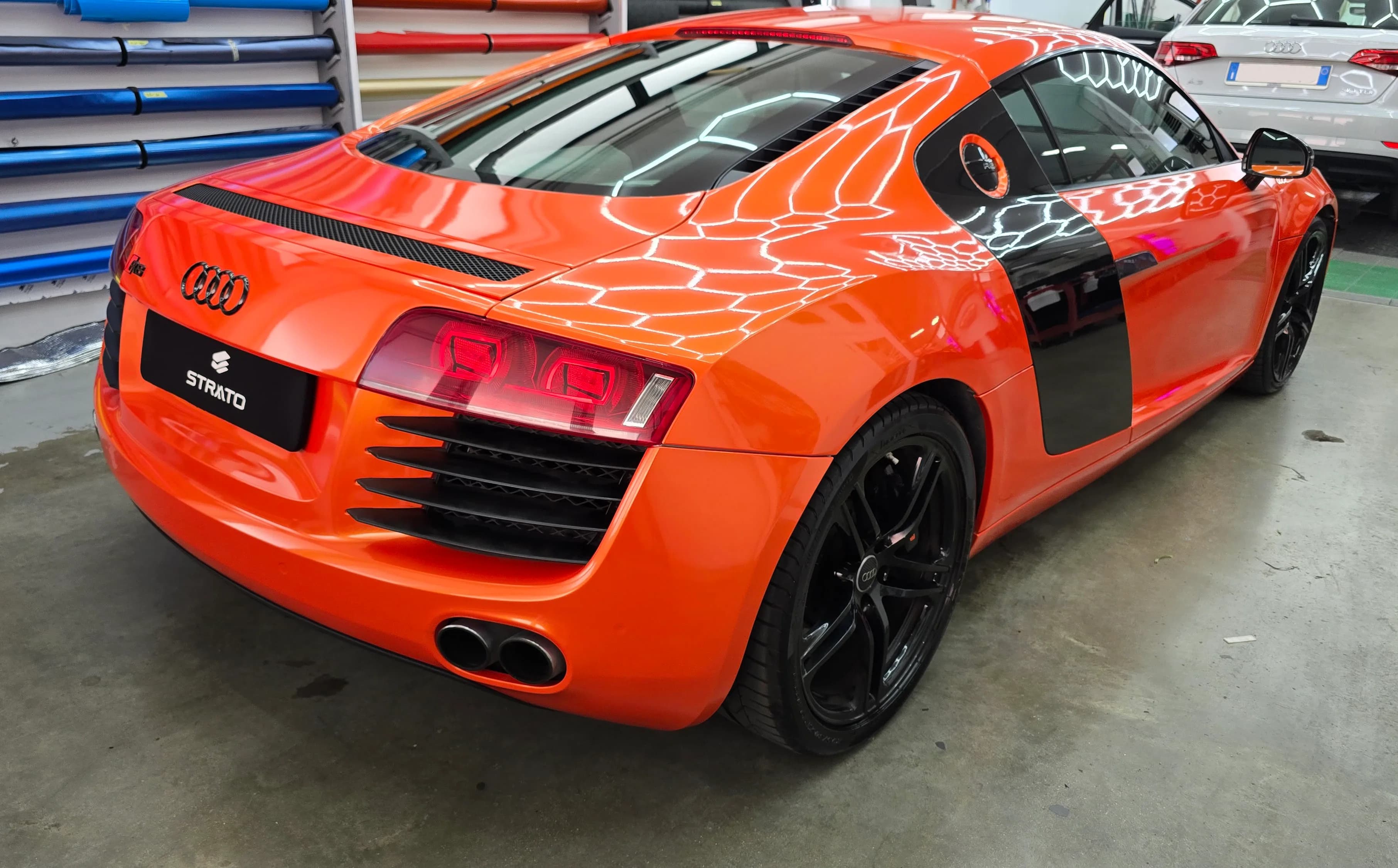 Audi R8 | Wrapping Gloss Metal Electric Sunset