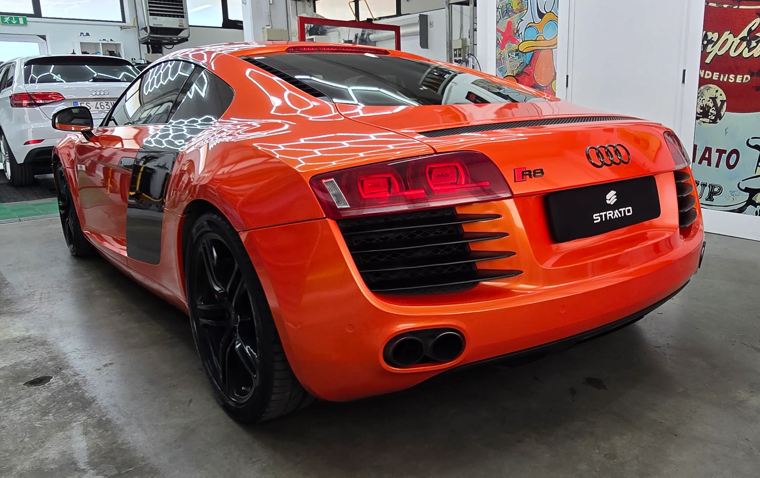 Audi R8 | Wrapping Gloss Metal Electric Sunset