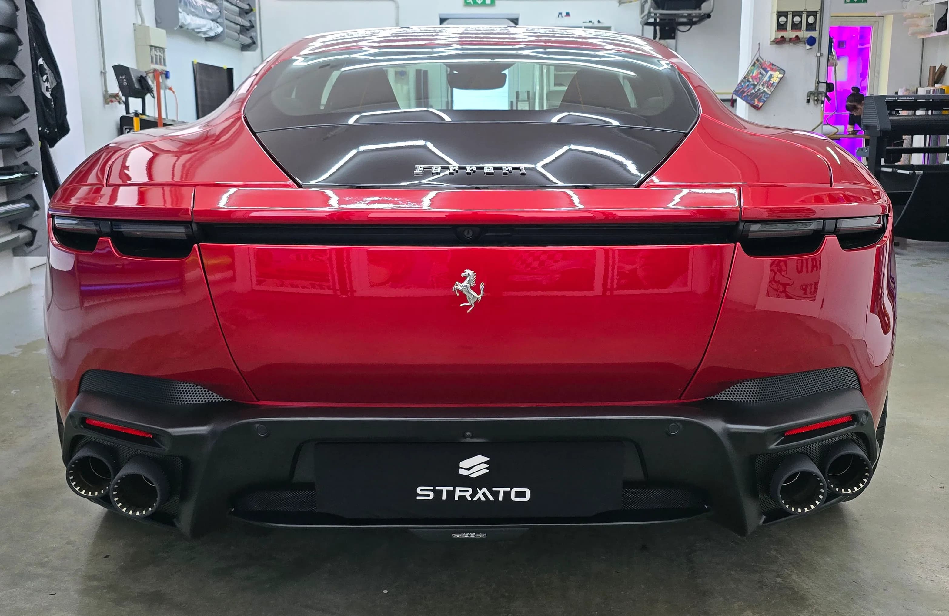 Ferrari Amalfi | PPF - Oscuramento Vetri