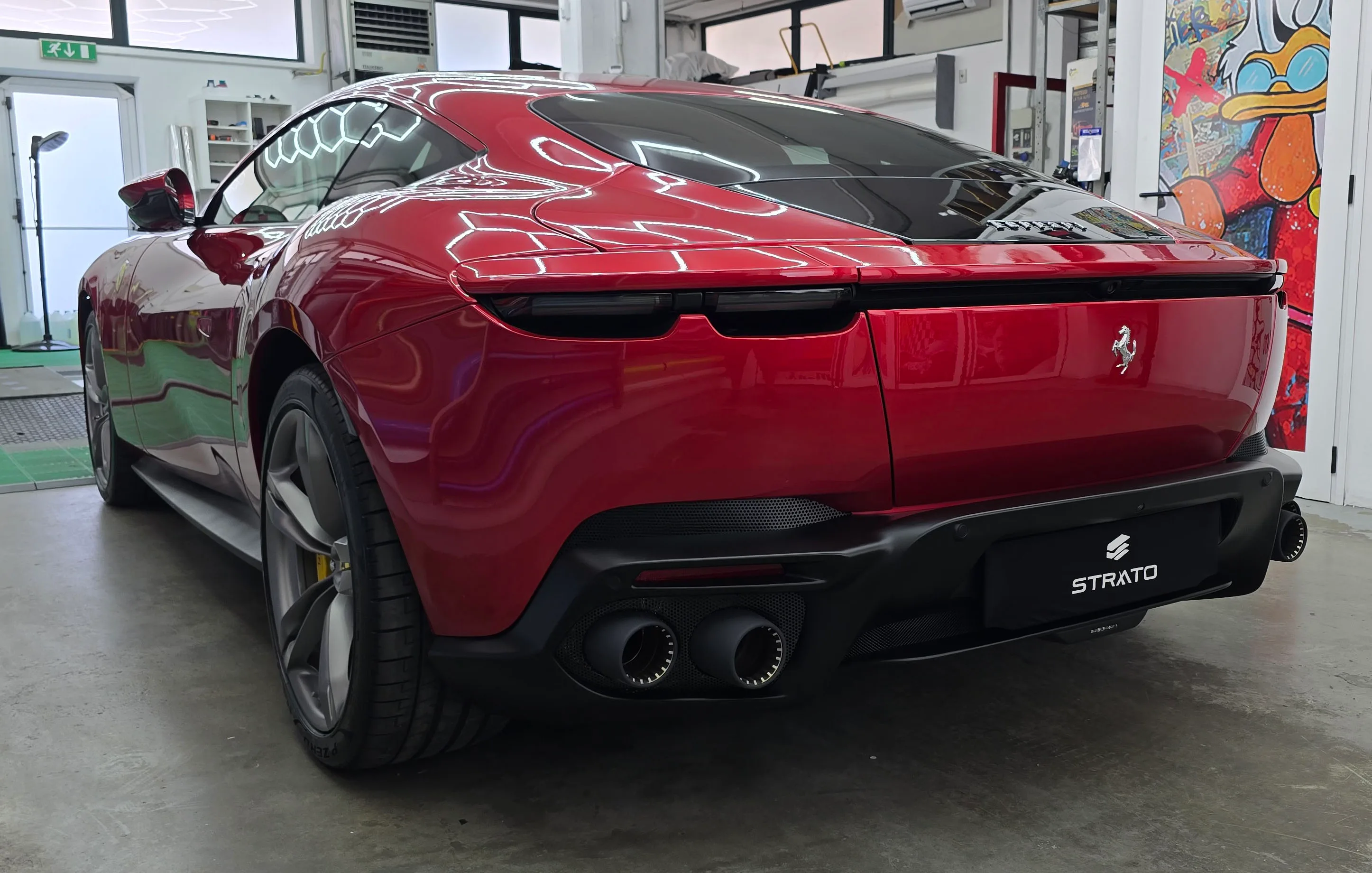 Ferrari Amalfi | PPF - Oscuramento Vetri