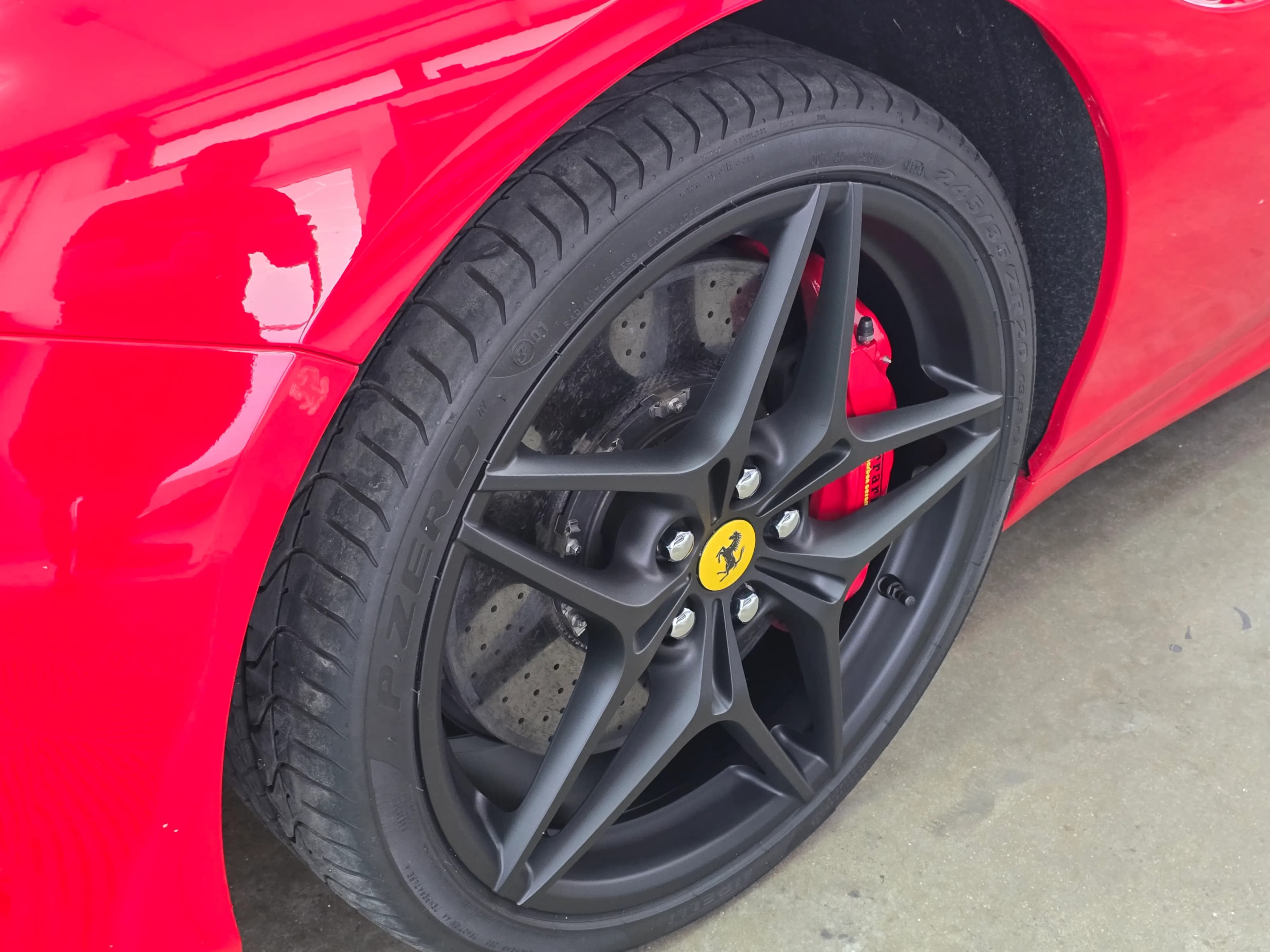Ferrari California | PPF - Wrapping Satin Black