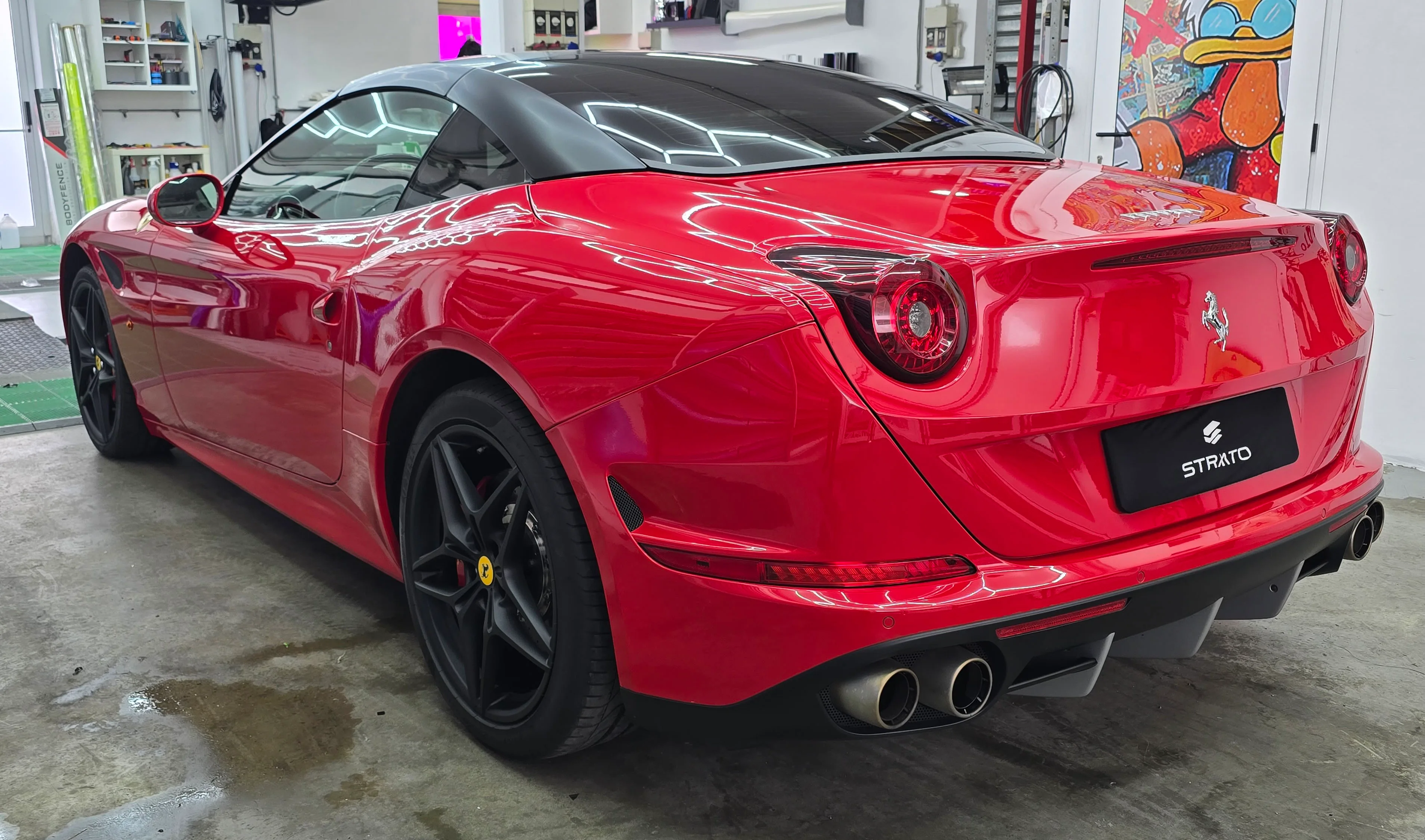 Ferrari California | PPF - Wrapping Satin Black