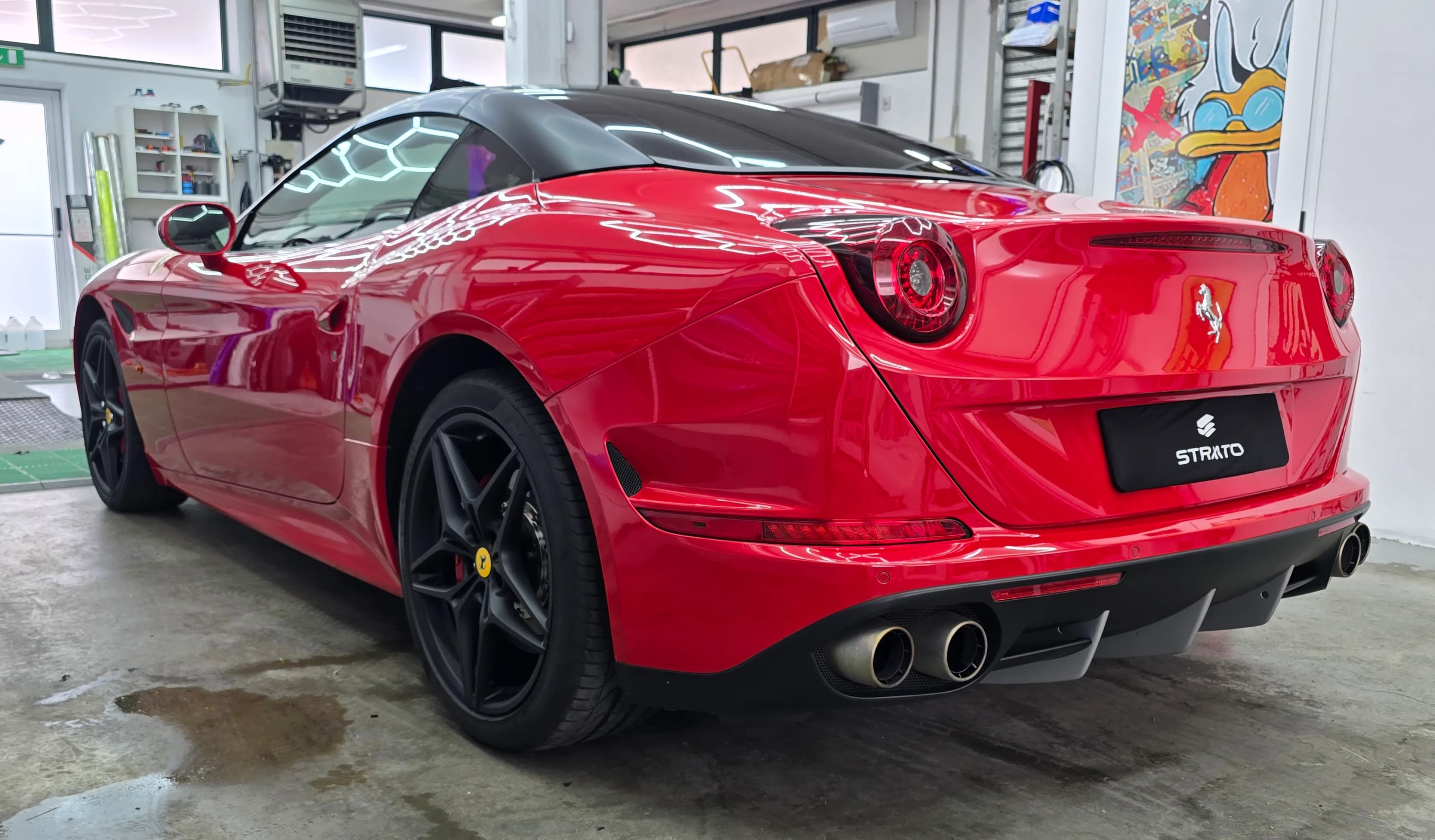 Ferrari California | PPF - Wrapping Satin Black