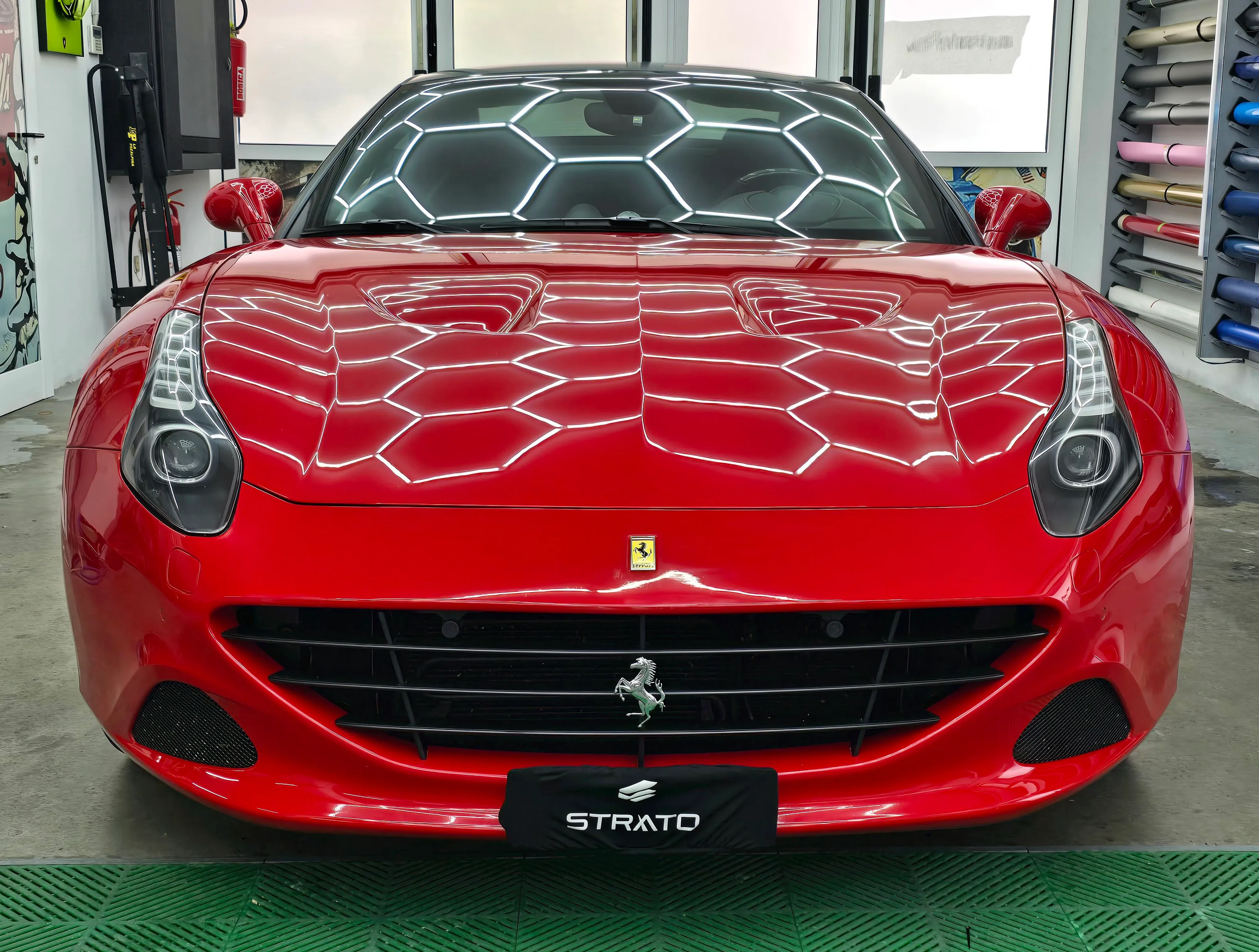 Ferrari California | PPF - Wrapping Satin Black