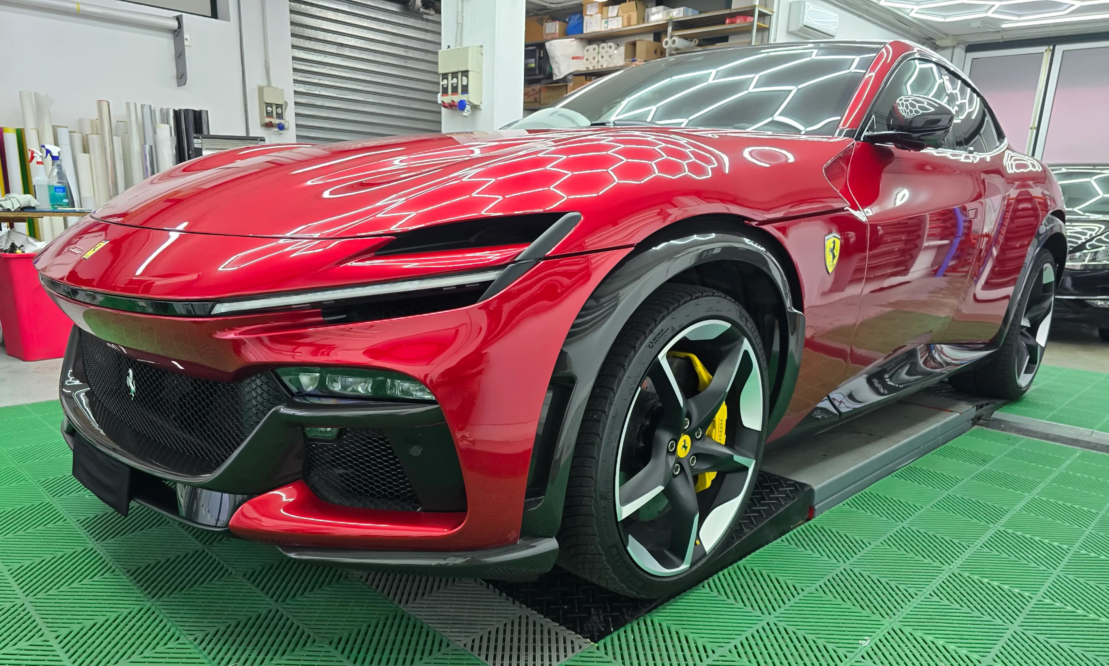 Ferrari Purosangue | PPF - Detailing TPU Real Carbon