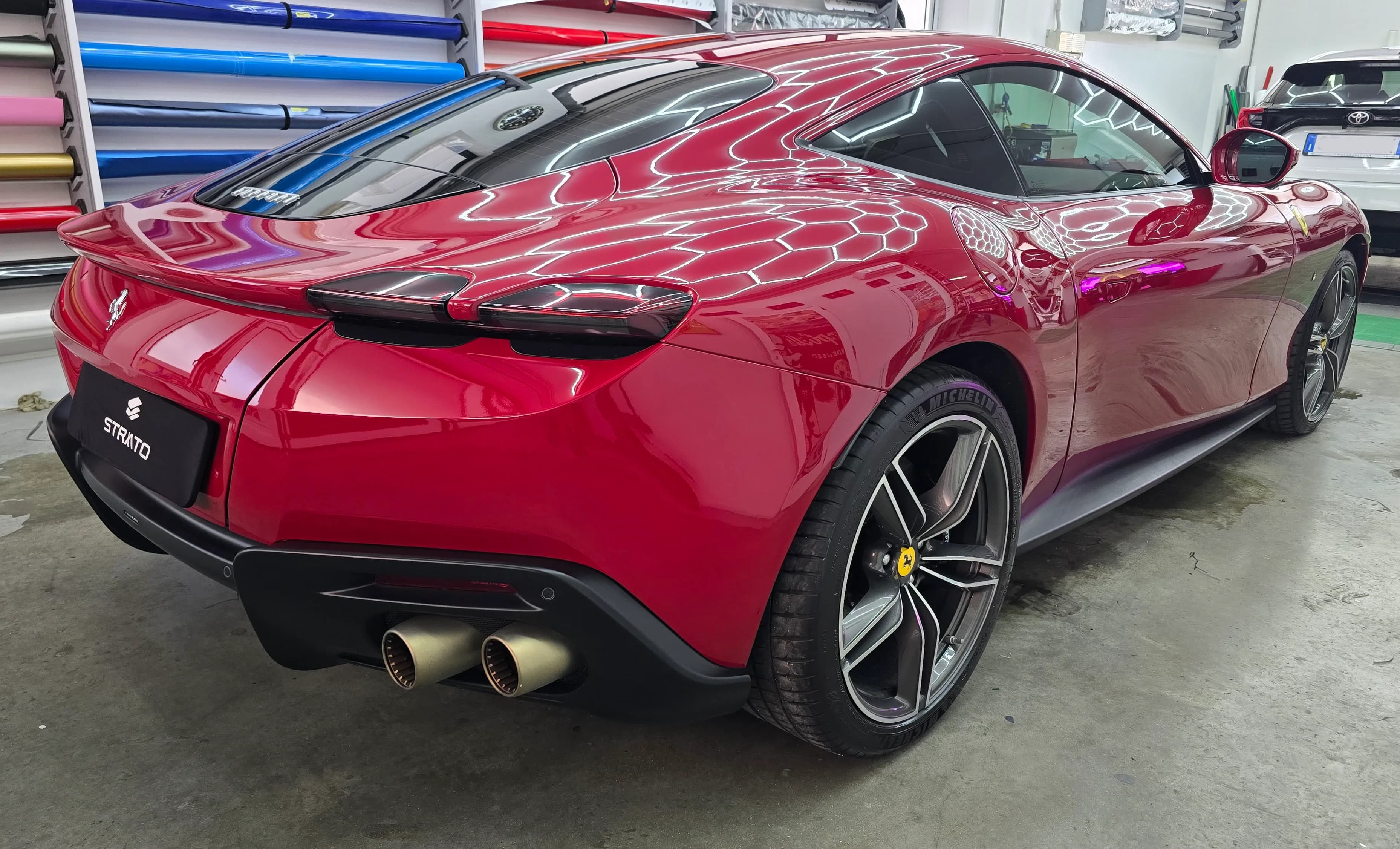 Ferrari Roma | PPF Oscuramento Vetri