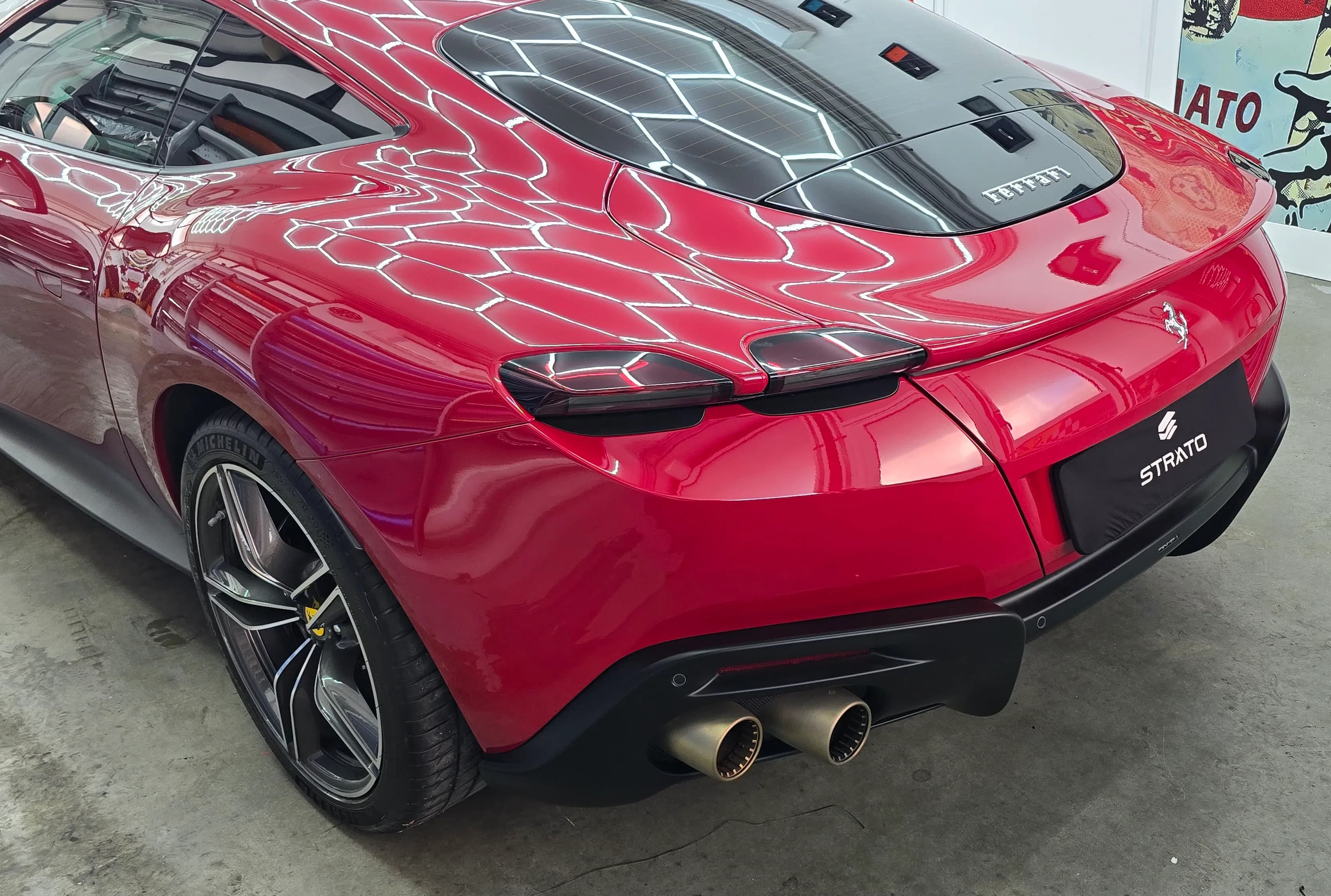 Ferrari Roma | PPF Oscuramento Vetri